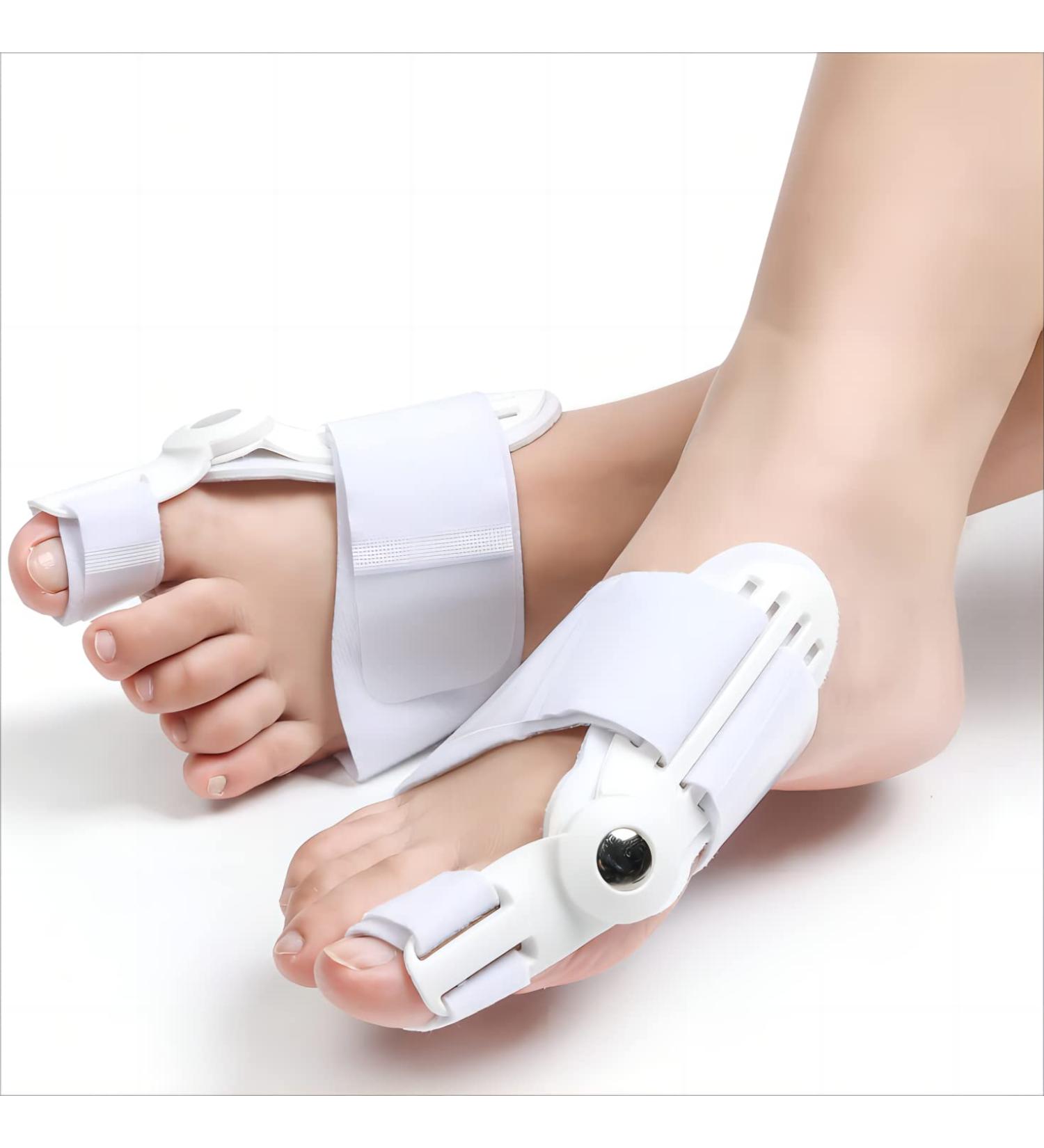Gushijieju 2 Pack Bunion Corrector for Women Men - Toe Straightener for Bunion Relief - Day Night Support - Buy Online on GoSupps.com