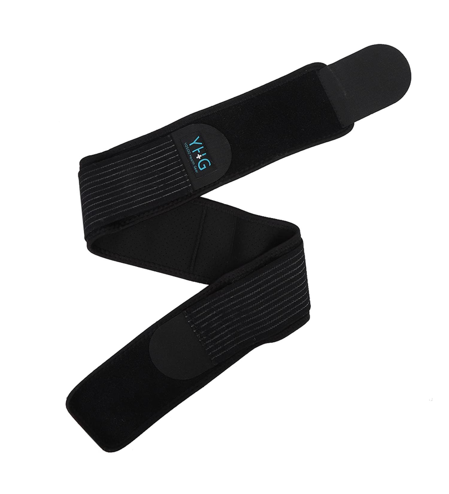 JTLB Breathable Adjustable Sacroiliac Lumbar Support Belt - Black (M) | International Shipping Available - Buy Online on GoSupps.com