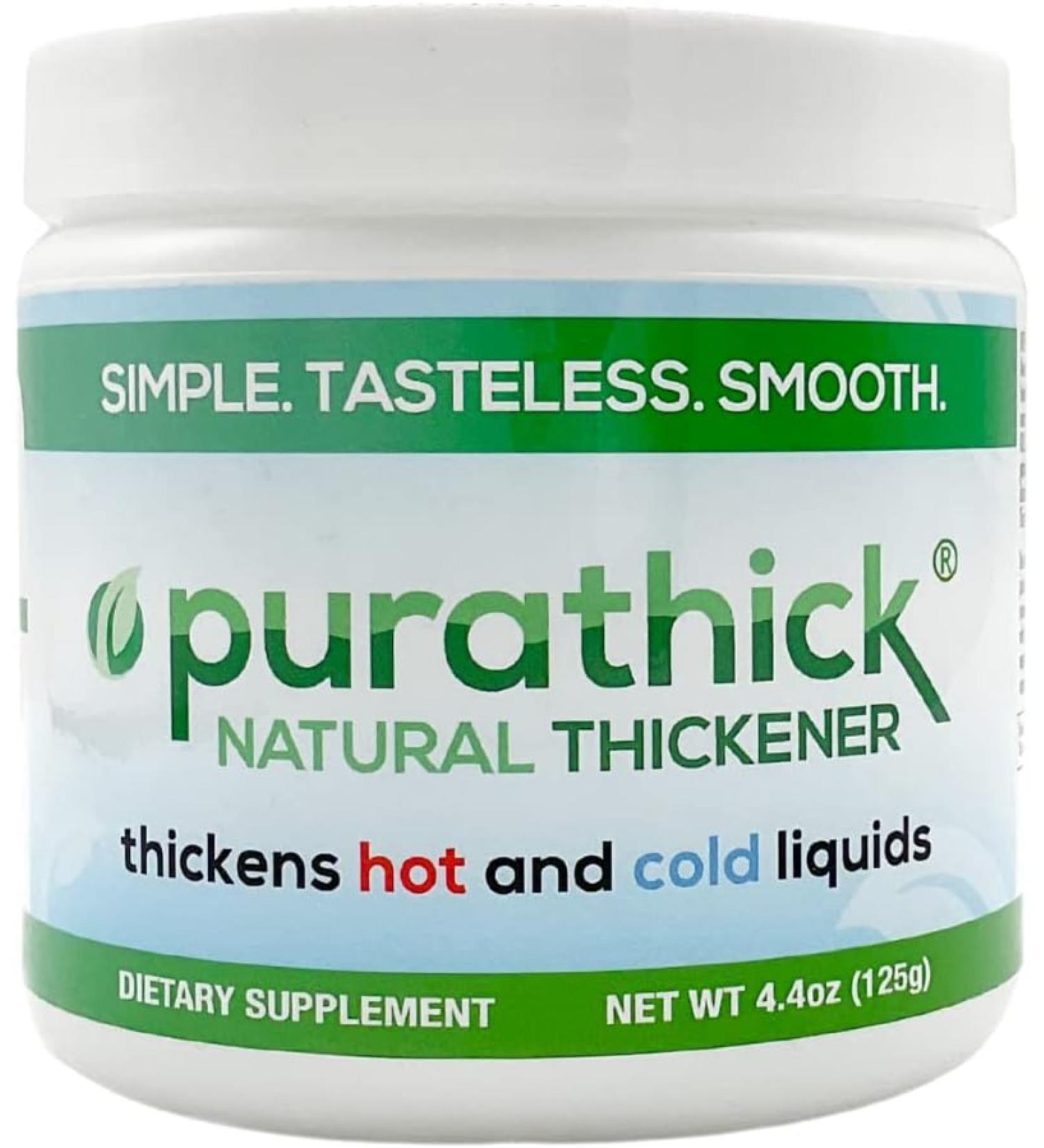 USDA Organic Purathick 4.4 oz | Thickens Hot & Cold Liquids for Dysphagia | Natural Solution - Buy Online on GoSupps.com