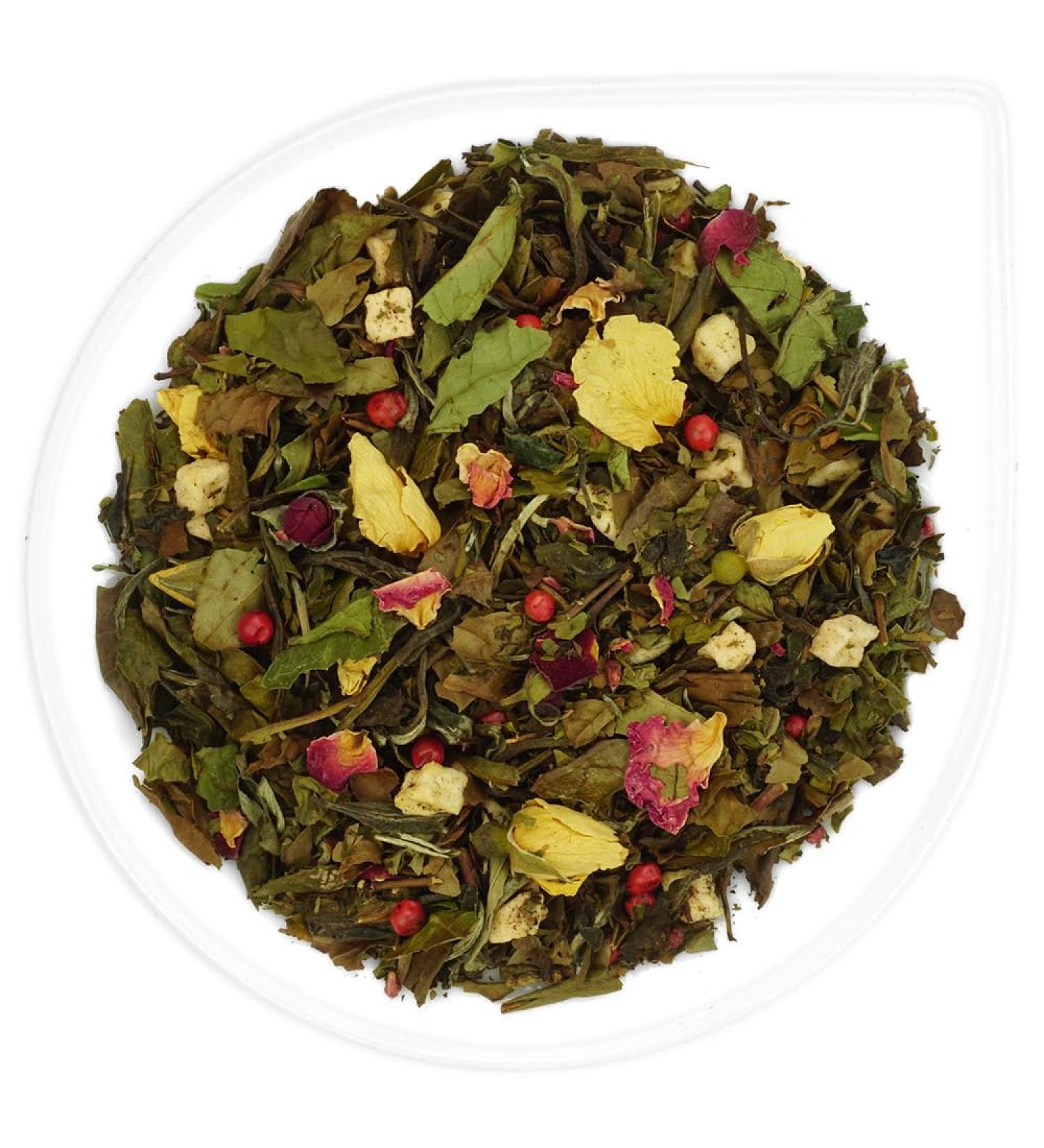 URBANTEADEALERS Raspberry Rose Flavoured White Tea Blend - Premium 50g | Delightful Raspberry & Rose Taste Perfect for Tea Lovers - Buy Online on GoSupps.com