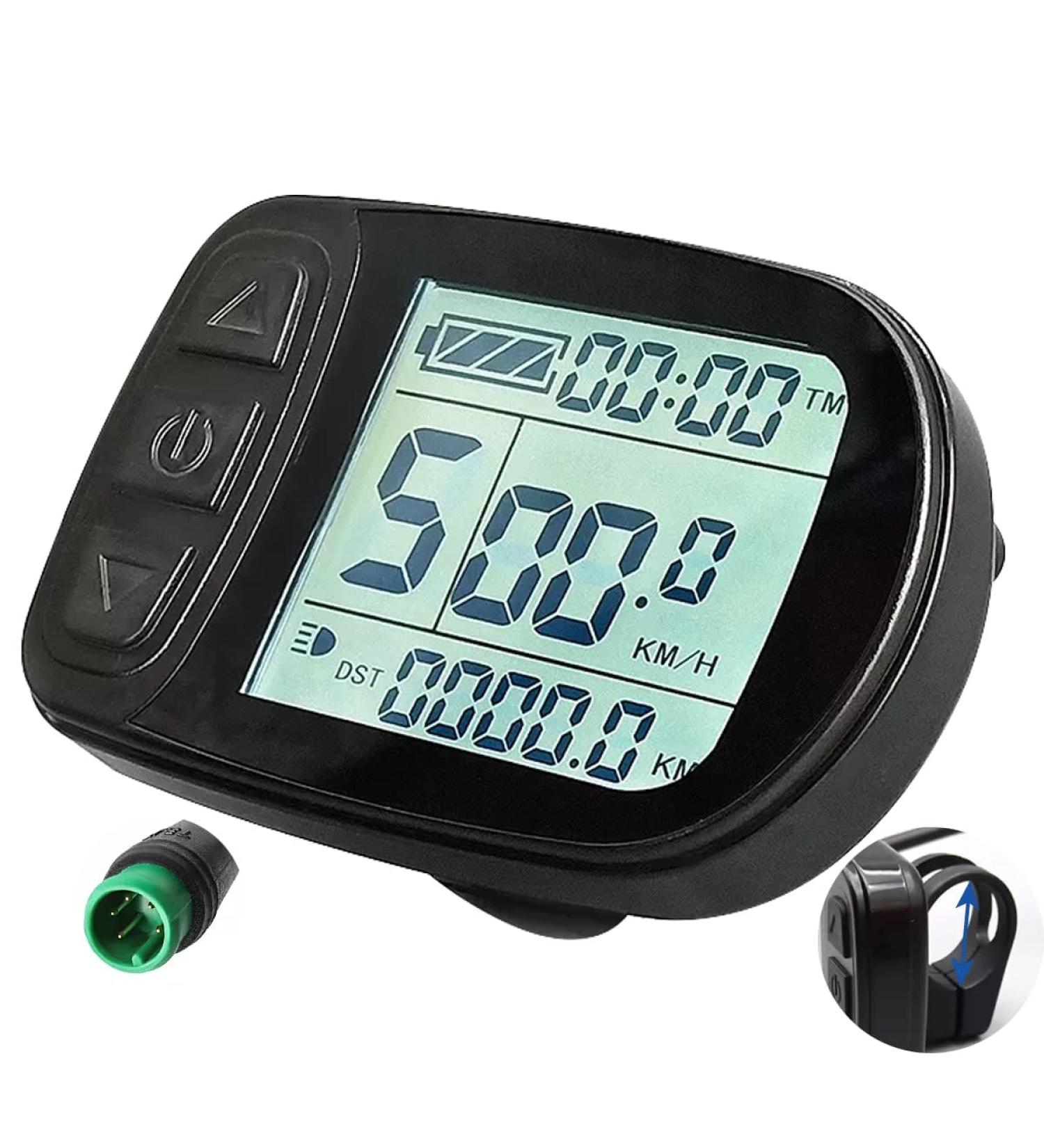 KT-LCD5 Electric Bike Display Panel - Waterproof Multi-Information Meter for 24V/36V/48V Electric Bicycles - Buy Online on GoSupps.com