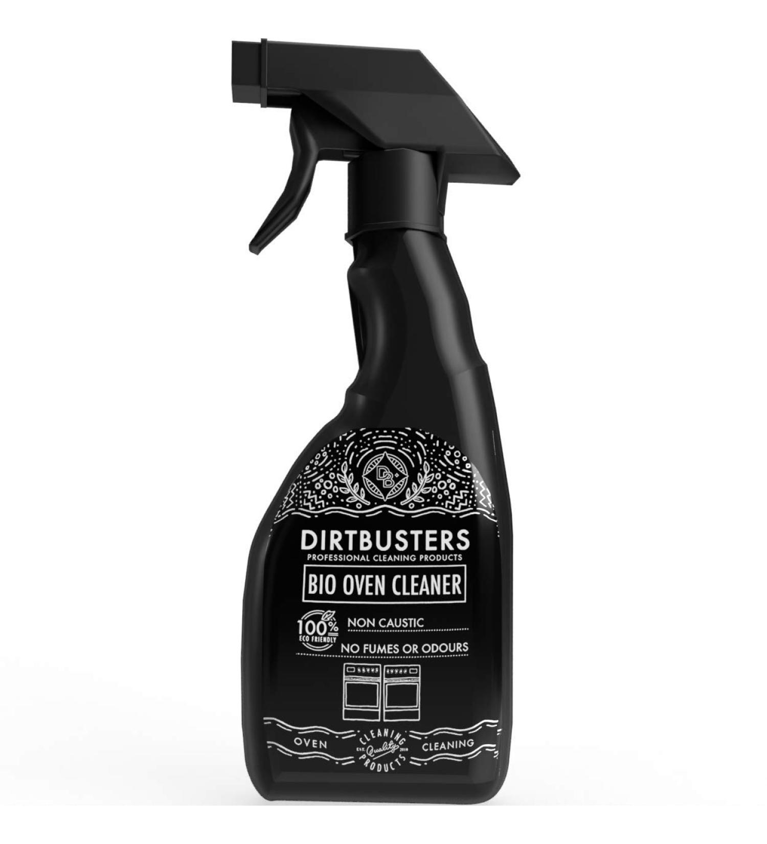Dirtbusters Bio Oven Cleaner Degreaser Spray Professional Non Caustic Safe Oven Glass Hob Oven Tray Oven Rack & Barbecue Grill Cleaning Solution (750ml)