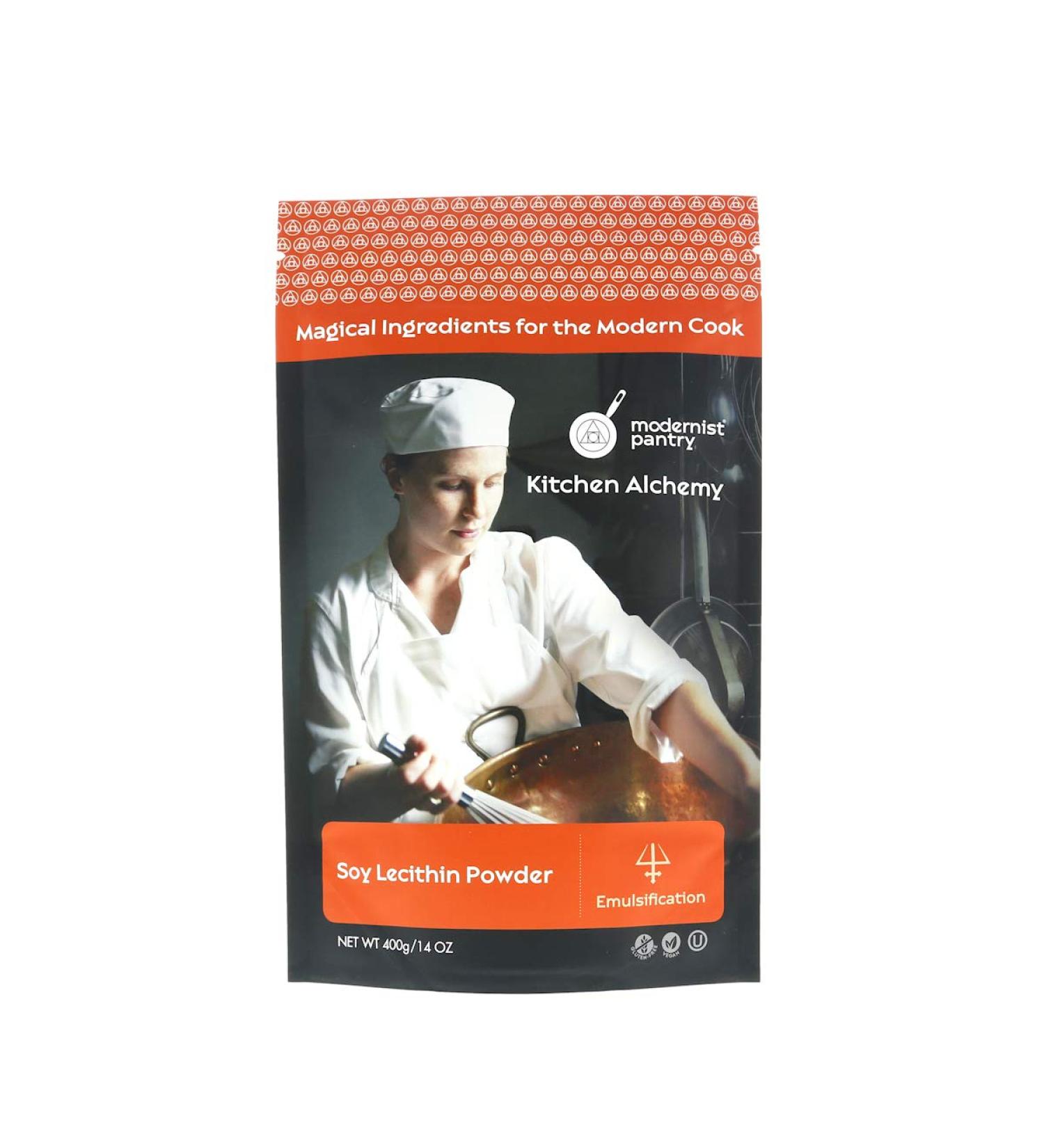 Pure Soy Lecithin Powder 400g/14oz - Vegan & OU Kosher Certified - Buy Online on GoSupps.com