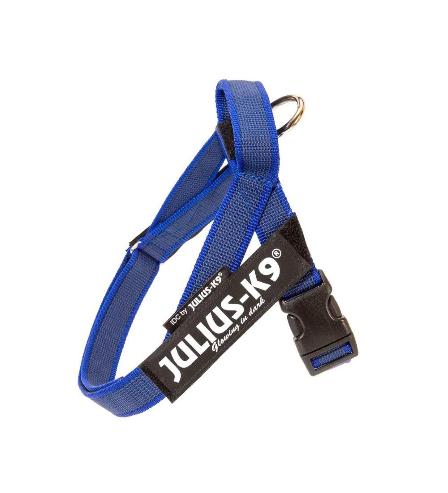 Julius-K9 Mini-Mini Belt Harness XS - Blue-Grey - Top Quality Dog Harness for Small Breeds | International Shipping Available - Buy Online on GoSupps.com