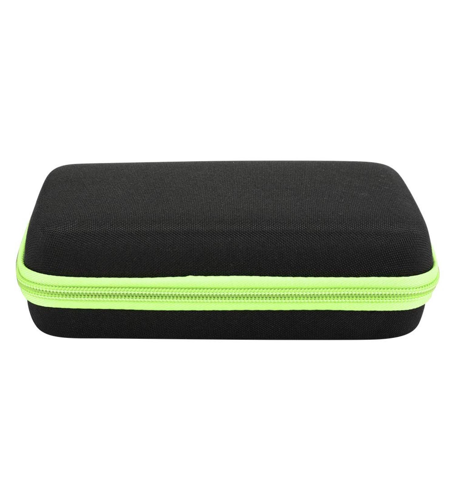 Shop QP2520/90/70 Nylon TPU Shaving Bag | Electric Shaver Storage Organizer for Men - Black Green - Buy Online on GoSupps.com