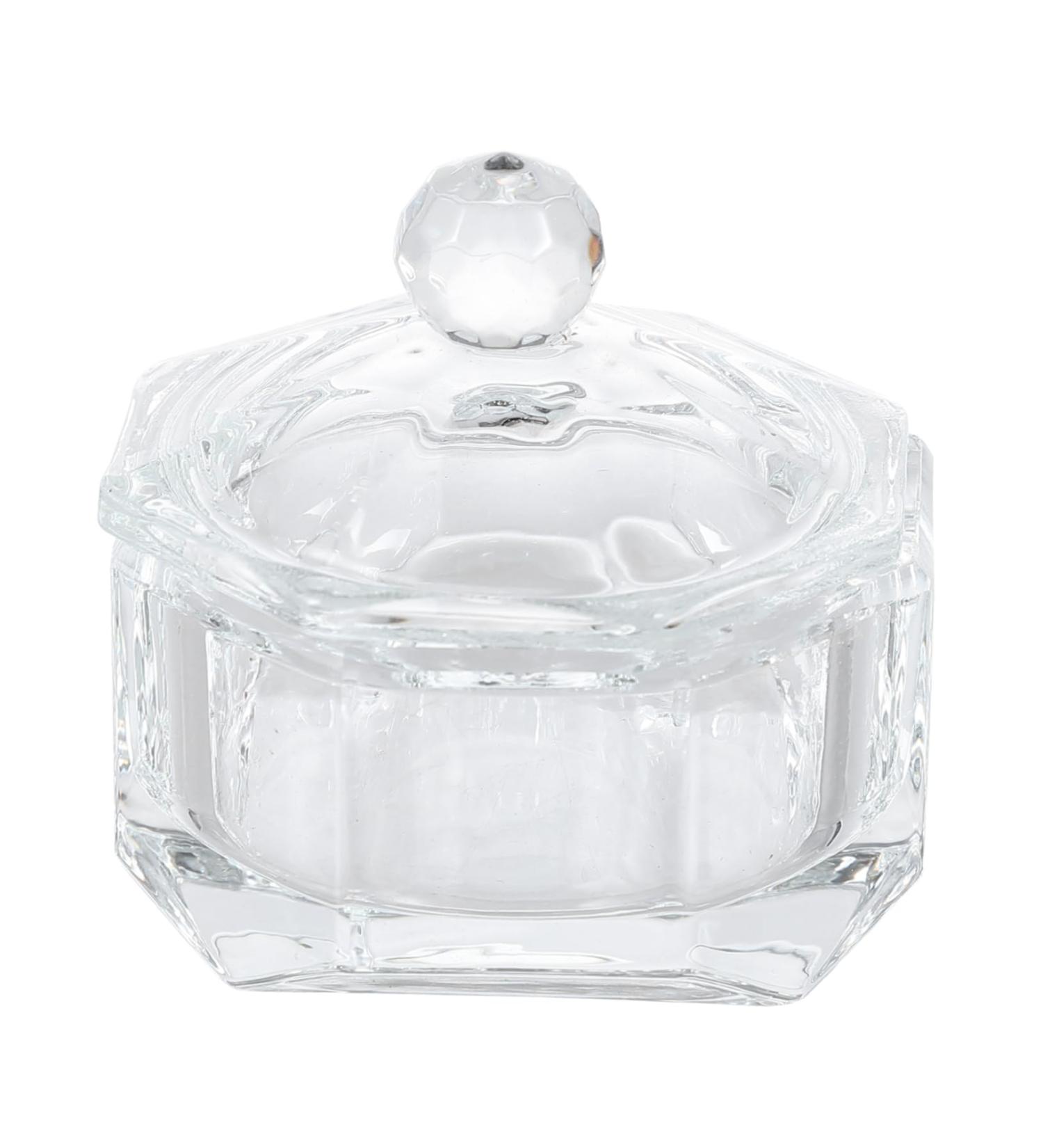 minkissy Nail Art Crystal Cup Glass Containers Acrylic Nail Dish Nail Powder Glass Cup Glass Nail Art Cup Salon Nail Glassware Nail Powder Cup Dish Drawing Tool Crystal Glass K5 Liquid - Buy Online on GoSupps.com