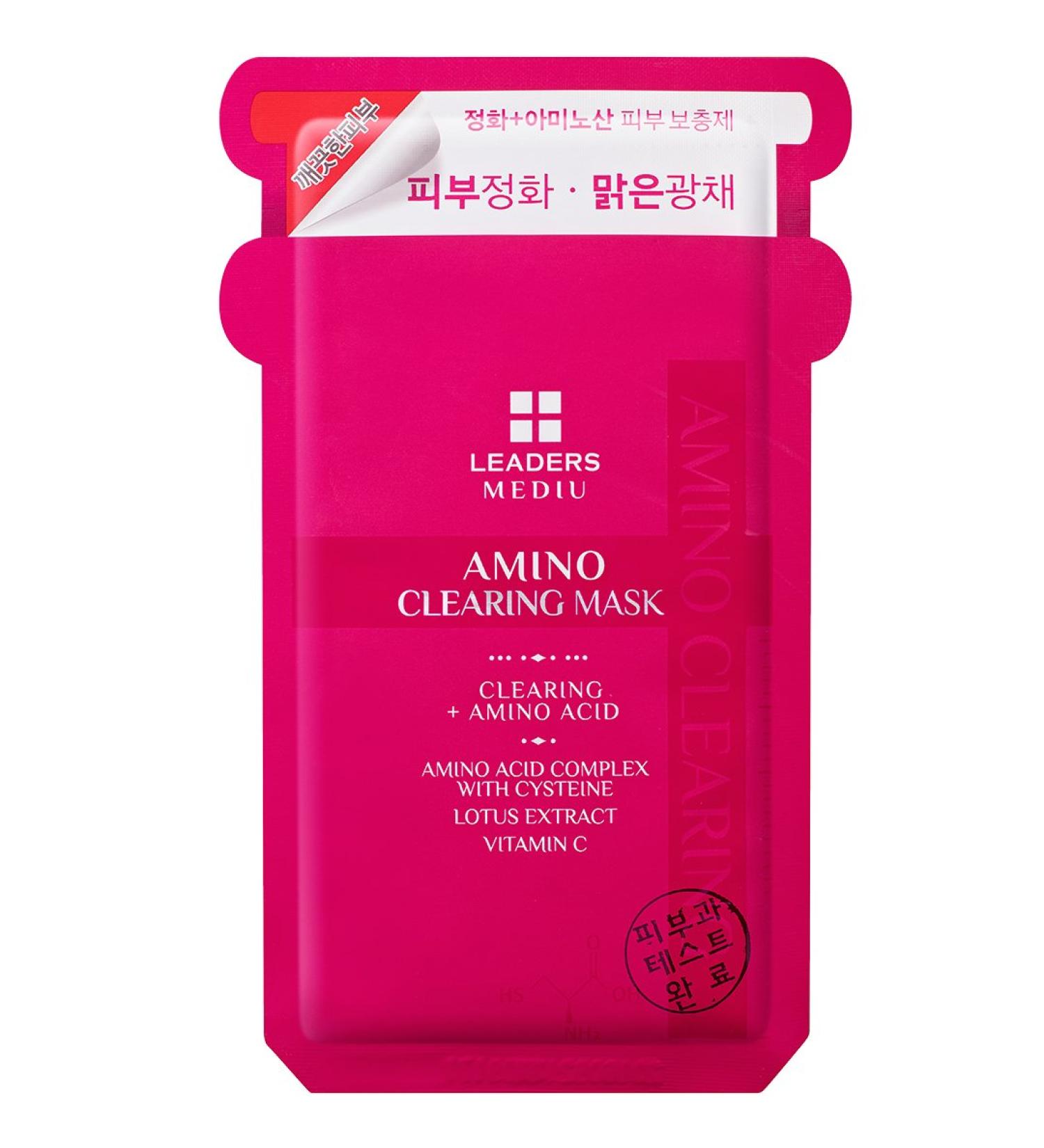 AMINO CLEARING MASK 10Sheets (10x25ml/0.85oz)