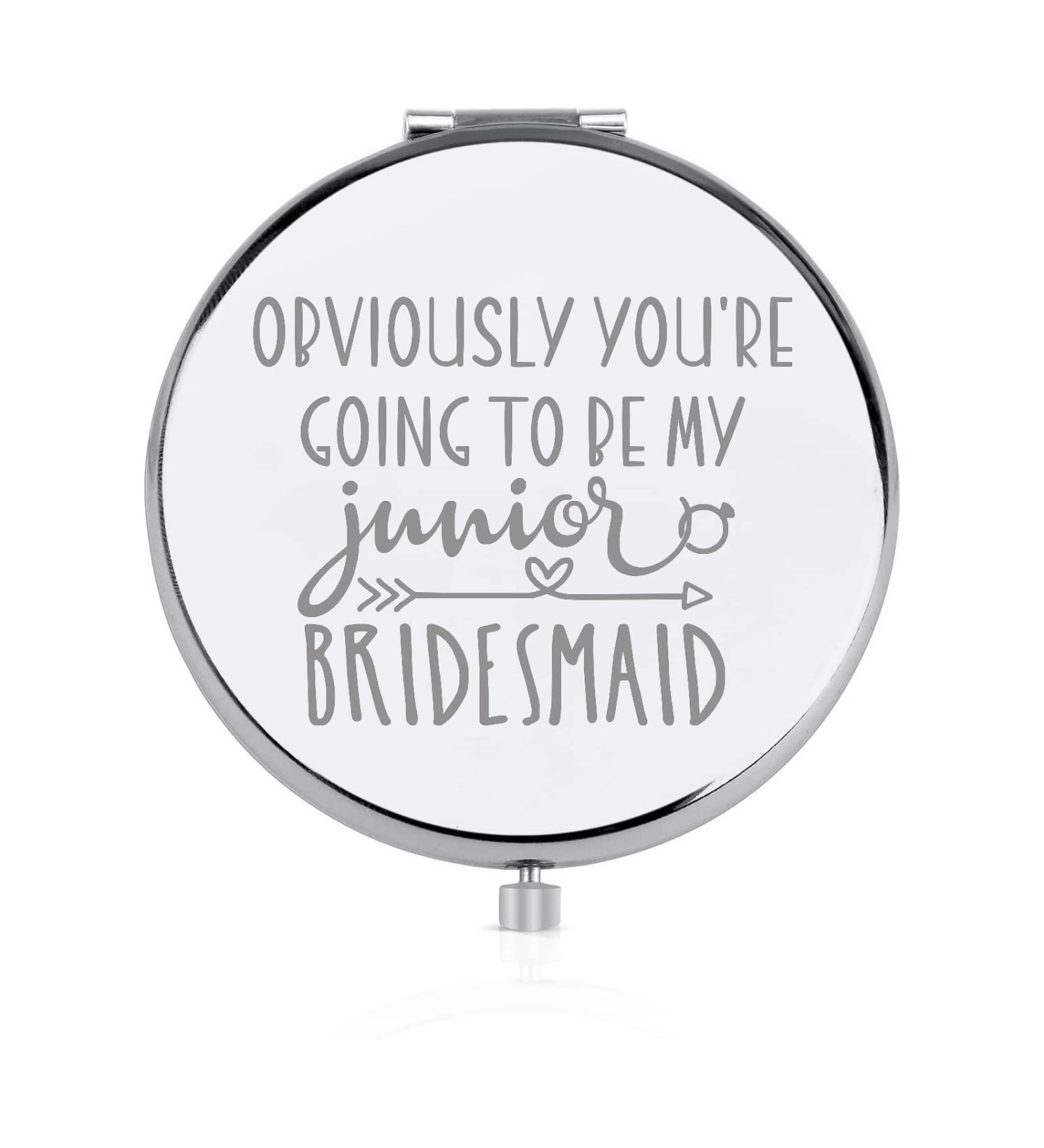 FEELMEM Junior Bridesmaid Compact Mirror - Maid of Honor Proposal Gift - Buy Online on GoSupps.com