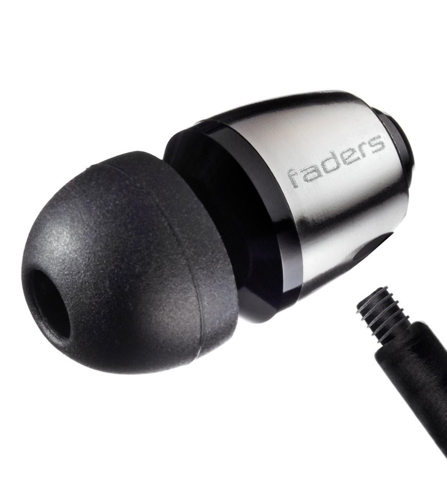 V-MODA Faders Tuned Metal Earplugs - Gunmetal Black | Standard Packaging - Buy Online on GoSupps.com