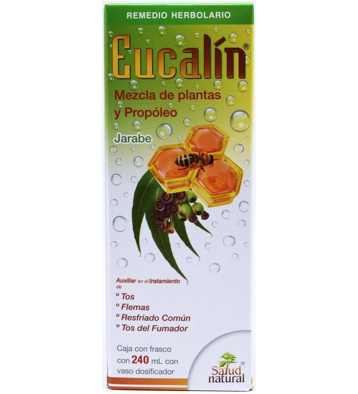 Jarabe Eucalin Miel 240 ml - Alivio Natural para Tos Flemas y Resfriado Com n - Env o Internacional - Buy Online on GoSupps.com