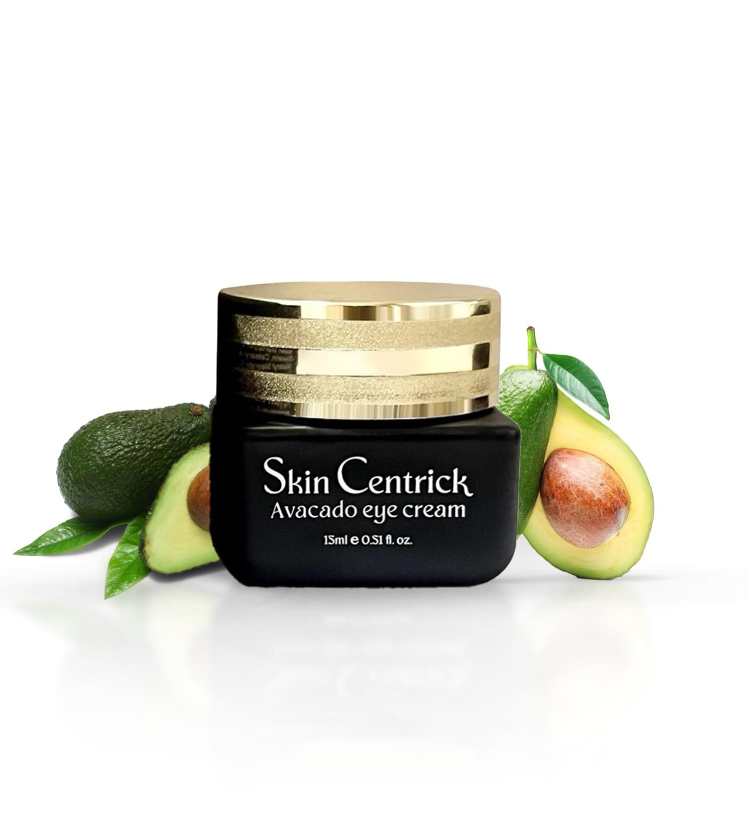 Skin Centrick - Avocado Eye Treatment Nourishing and Hydrating Eye Cream best for dark eye circle Tired Eyes 99% Naturally Derived Formula - Buy Online on GoSupps.com