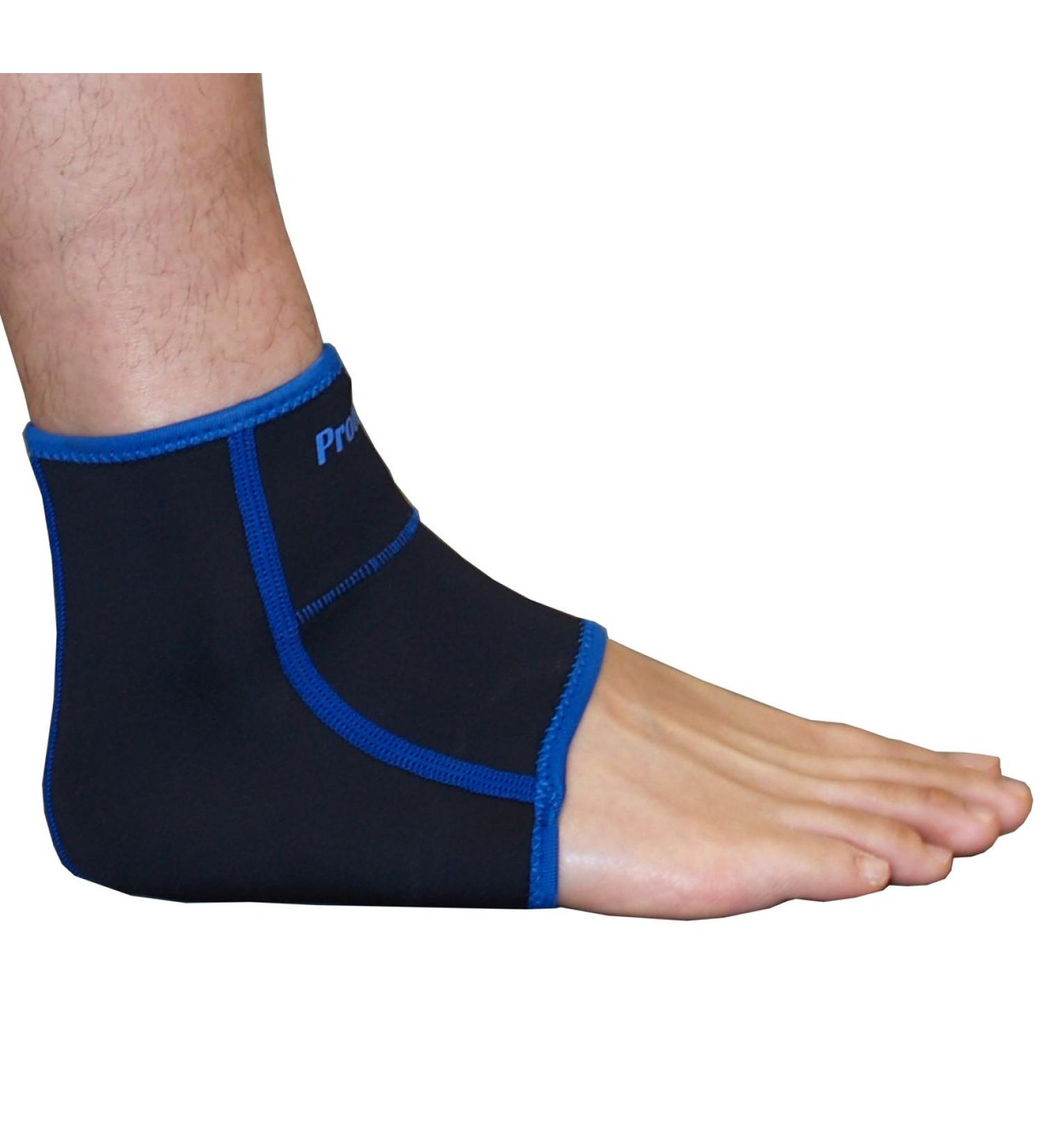 Protexx Ankle Sport Support Sleeve - Premium Black Compression for Enhanced Stability & Pain Relief | International Shipping Available - Buy Online on GoSupps.com