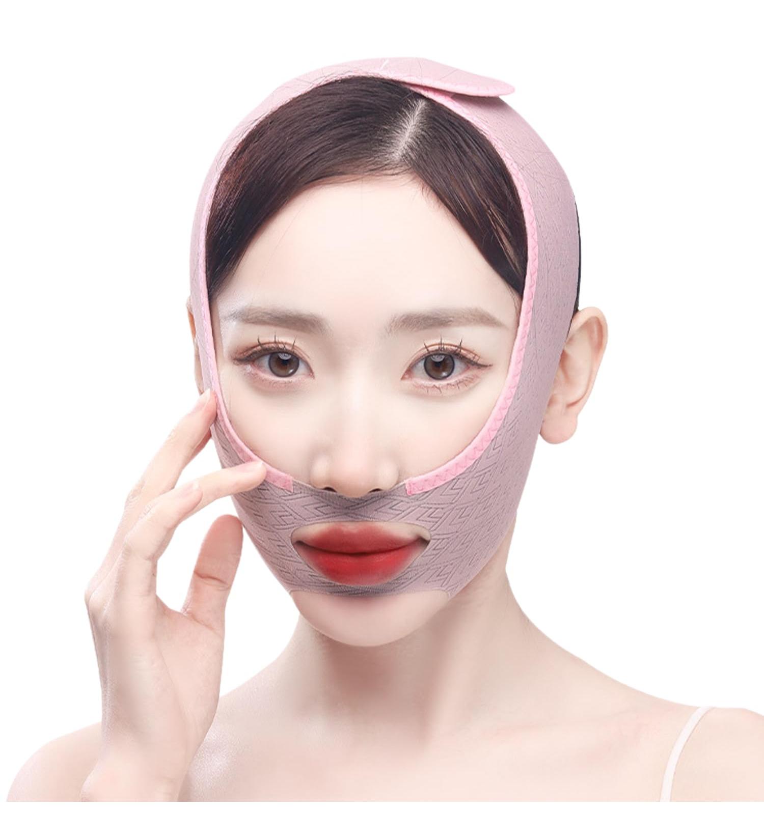 1 Piece Double Chin Reducer Chin Lifting Strap Double Chin Mask Chin Lifting Mask V-Line Lifting Mask Face Lifting Strap (Grey) - Buy Online on GoSupps.com