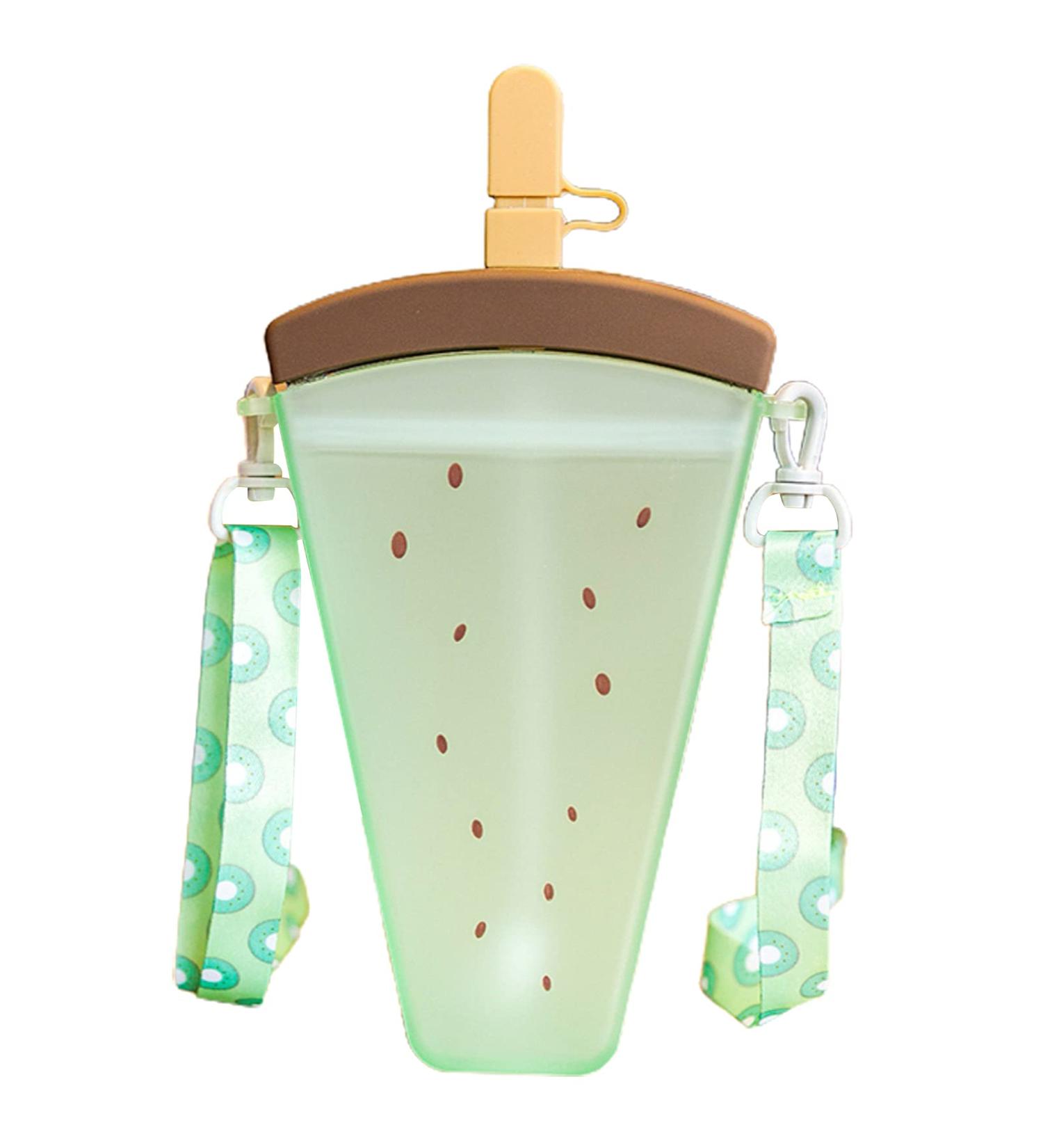 Yiifunglong 320ml Sports Water Bottles Travel Water Jug Fruit Shaped Ice Lollipop Water Bottle Easy to Carry Water Bottle with Straw for - Buy Online on GoSupps.com