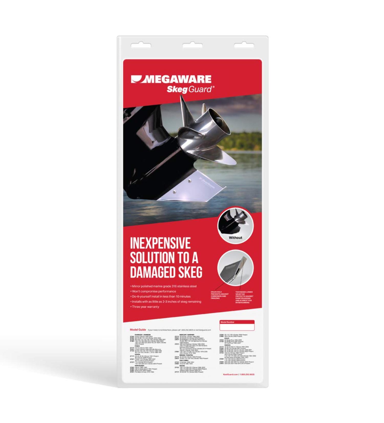 MEGAWARE KEELGUARD SkegGuard 27031 for Mercury MERCRUISER Alpha 1 Gen 2 1991-Present - Buy Online on GoSupps.com