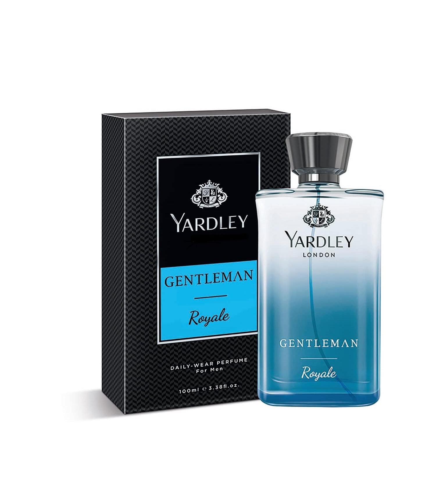 Yard.ley London Gentleman Royale Perfume| Fresh Wood & Dark Chocolate Notes| Masculine Fragrance| Perfume For Men| 100Ml - Spray - Buy Online on GoSupps.com