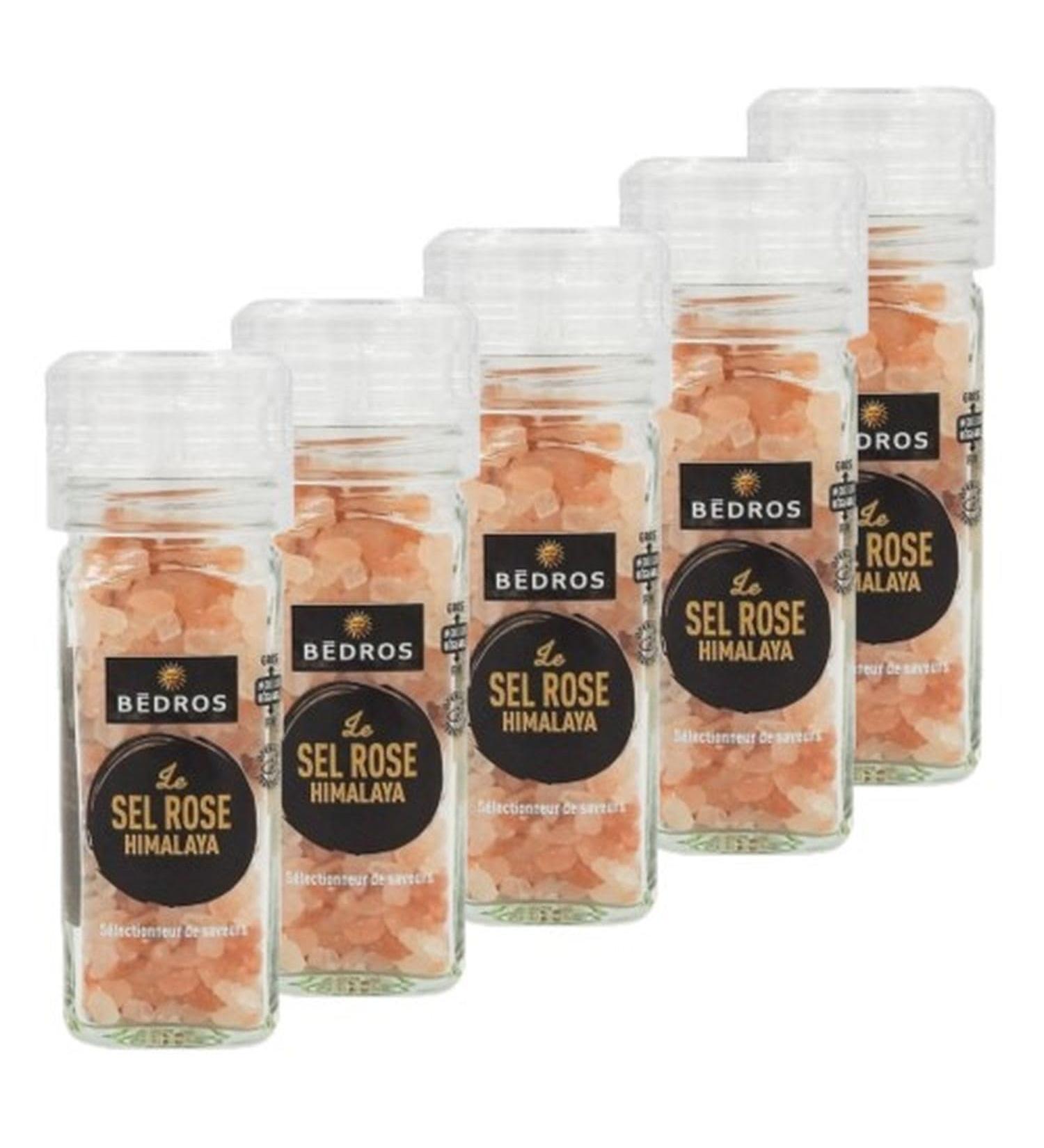 Lot 5x Sel rose d'Himalaya - Moulin 110g 110 g (Lot de 5)