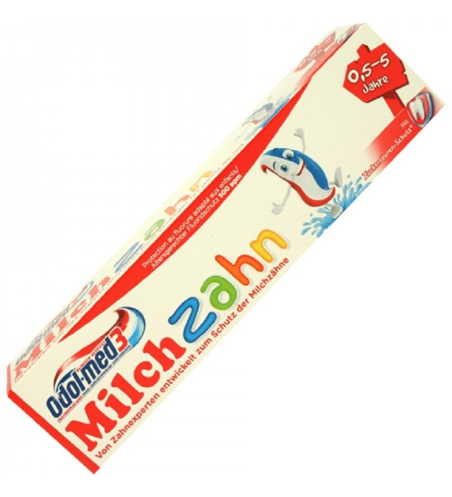 Odol-med 3 milk toothpaste pack of 6 (6 x 50 ml)