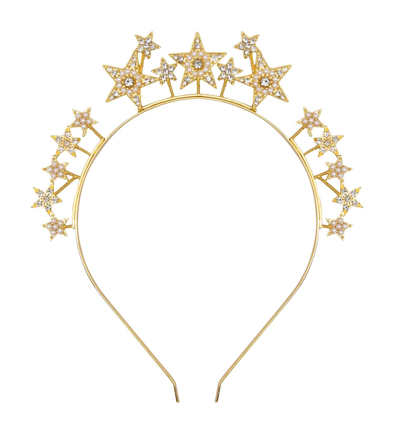 Star Headbands for Women Girls Bling Shining Reinstone Christmas Headband Star Headband Crown Star Rhinestone Hair Hoop Wedding Hair Accessories for New Year Party Festival Prop Y4XXFG (Gold) - Buy Online on GoSupps.com