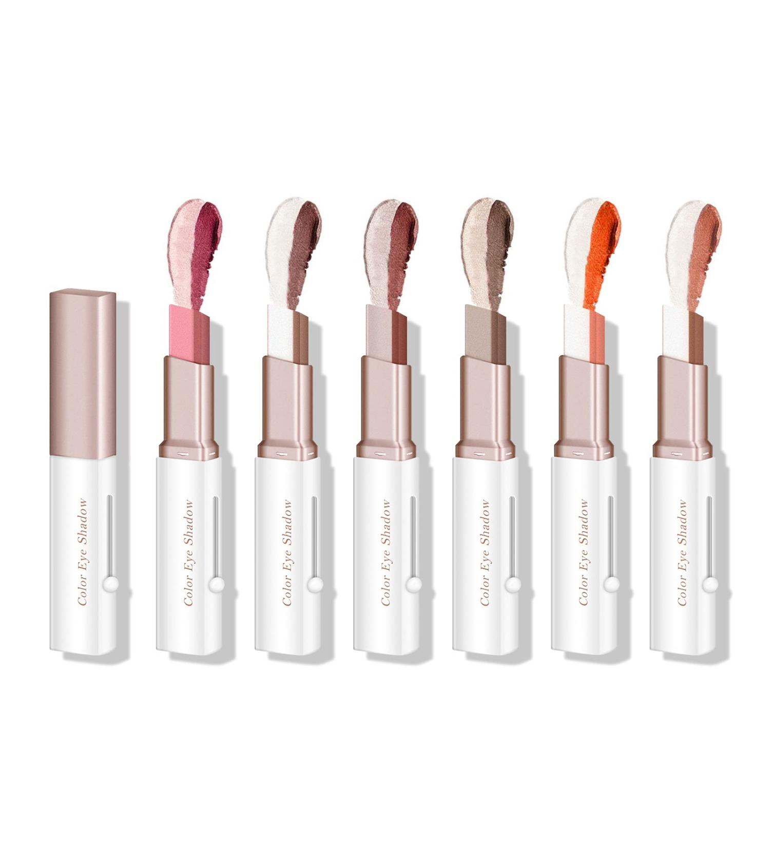 Ownest 12-Color Double-ended Eyeshadow Stick Set - Glitter, Shimmer, Waterproof Gradient Eye Makeup - 6 Pack - Buy Online on GoSupps.com