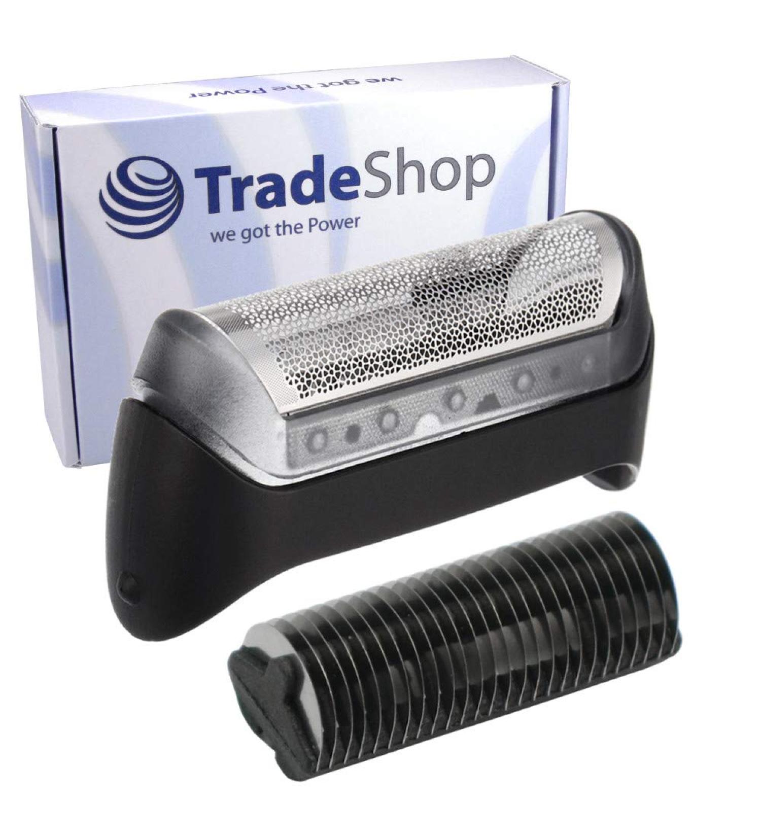 Trade shop 2x shear compatible with Braun Cruzer Z40 Cruzer1 Cruzer2 Cruzer3 Cruzer4 Face Cruzer5 Face Cruzer6 Face Z50 Z60 Foil + Messerblock