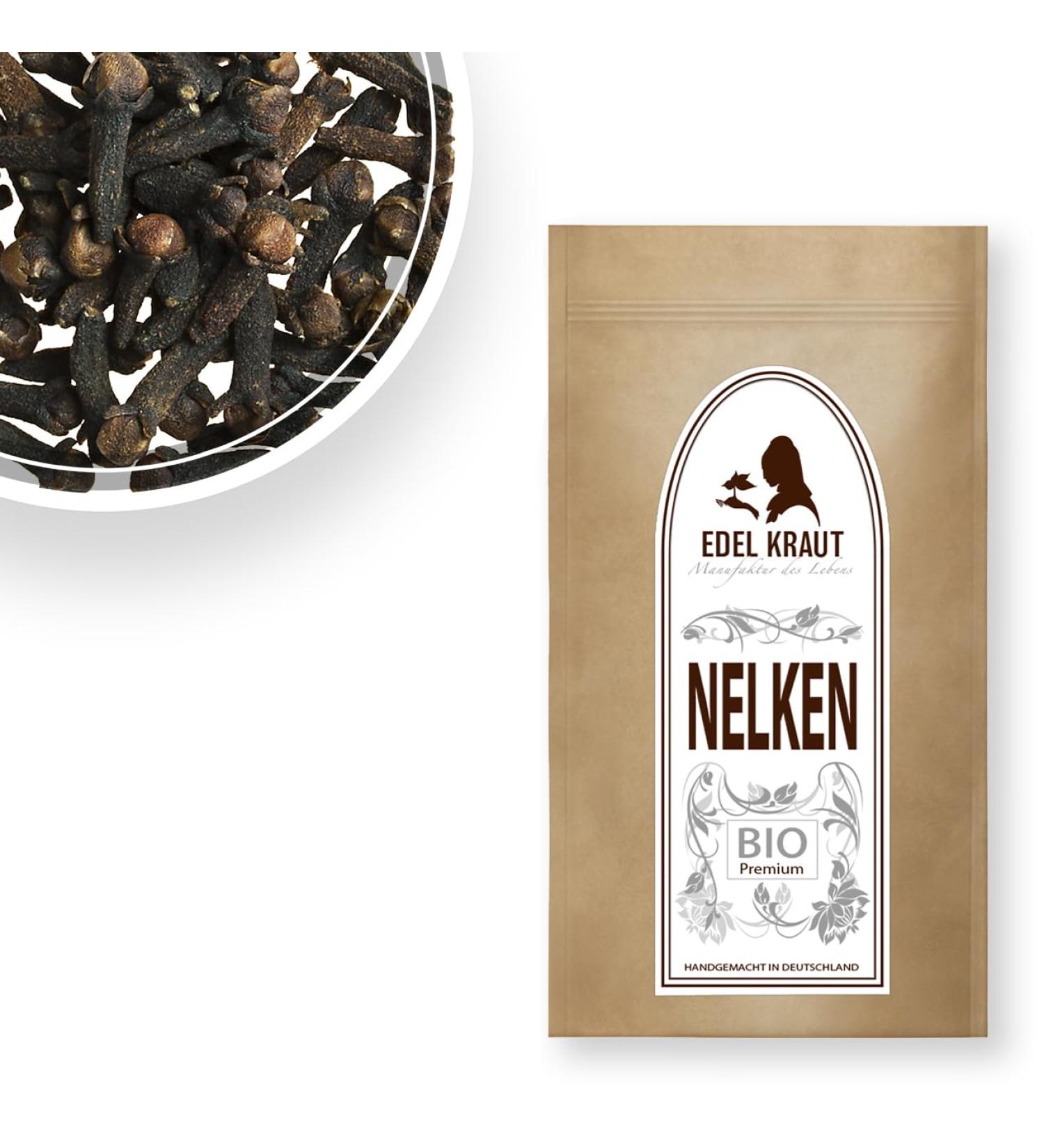 Organic Whole Cloves (100g) - Premium Natural Spices | Noble Herb - Additive-Free Biologically Controlled - Buy Online on GoSupps.com