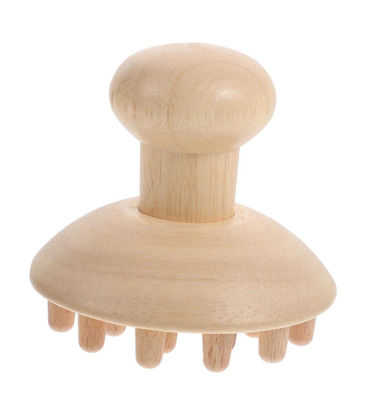 SkiSuno Wooden Massage Comb & Gua Sha Tool | Neck & Hand Massage Device | International Shipping - Buy Online on GoSupps.com