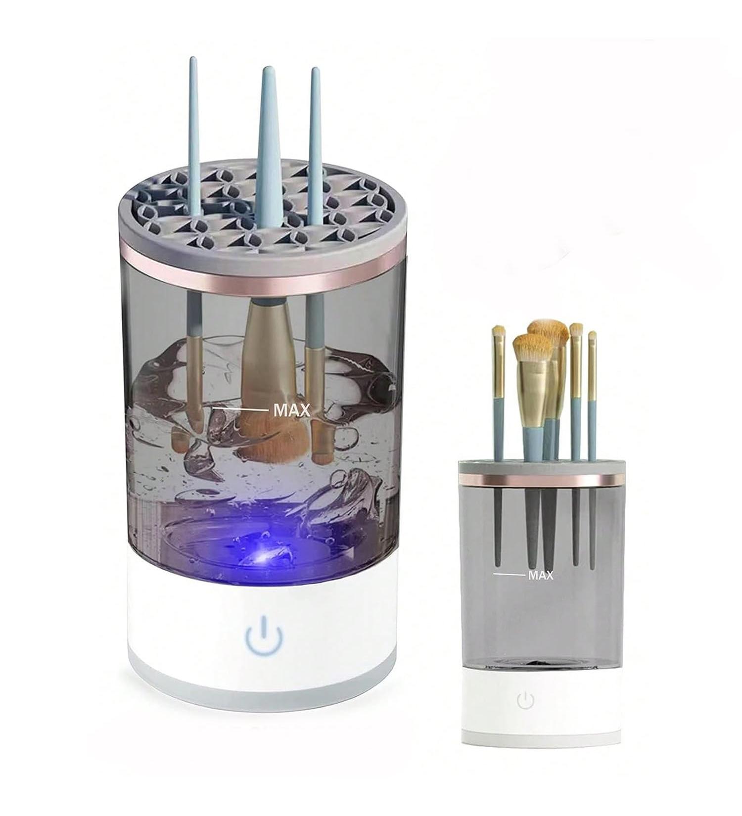 Automatic Electric Makeup Brush Cleaner - Fast & Efficient Cleansing in White | Ideal for All Makeup Brushes - Buy Online on GoSupps.com