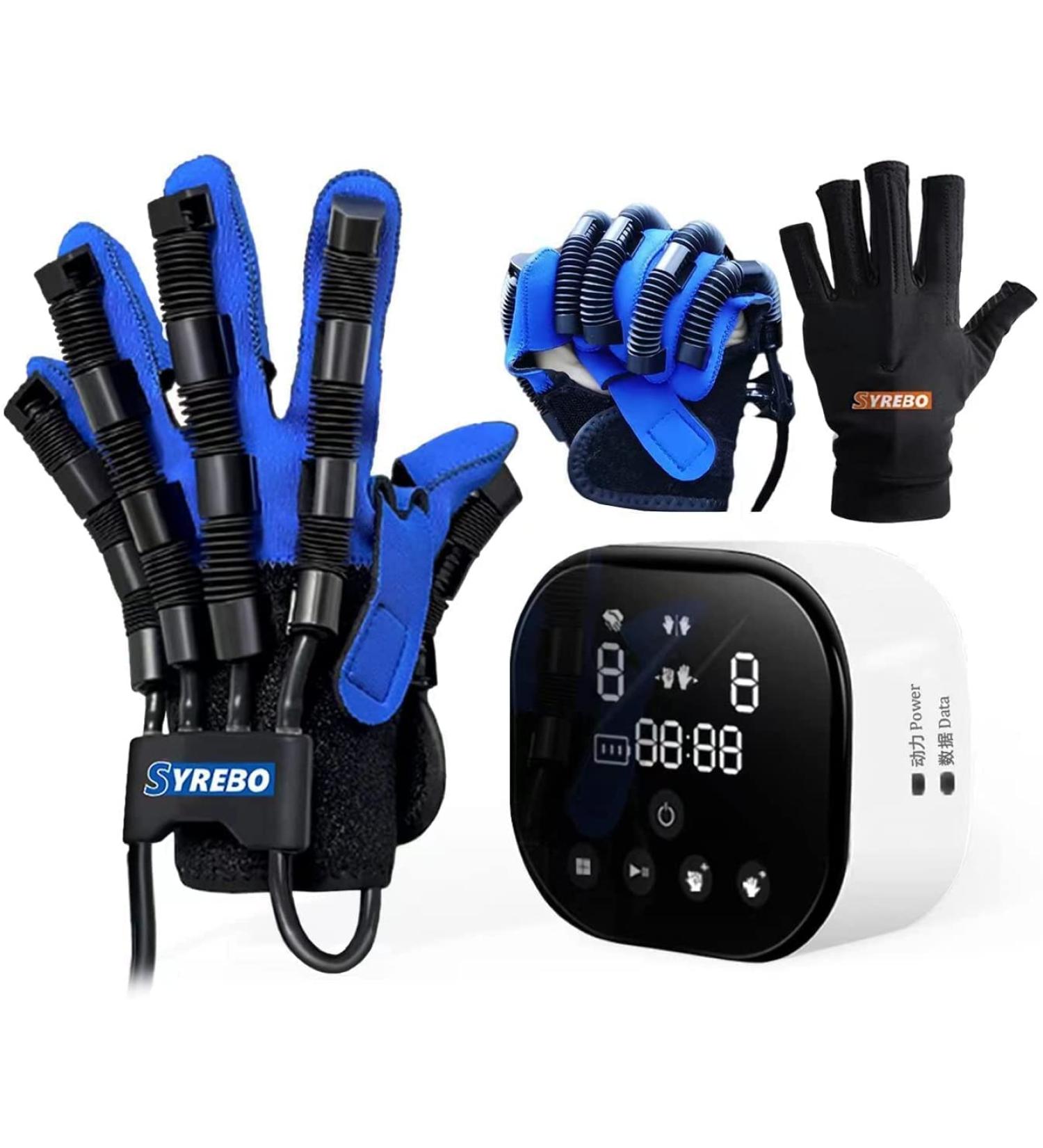 syrebo Hand Rehabilitation Robot Gloves  E10 Model Self Training Finger Rehabilitation Device  Hand Stroke Recovery Equipment Right Hand Large - Buy Online on GoSupps.com