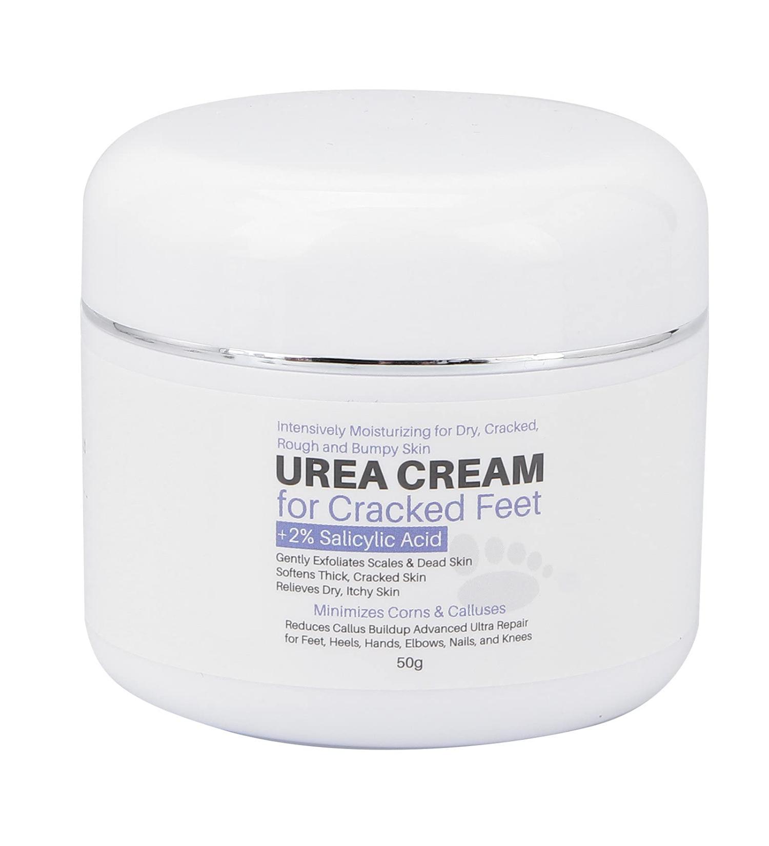 Horn Skin Remover Foot Cream | 50ml Urea 2% & Salicylic Acid | Intensive Moisture for Dry Cracked Skin - Buy Online on GoSupps.com