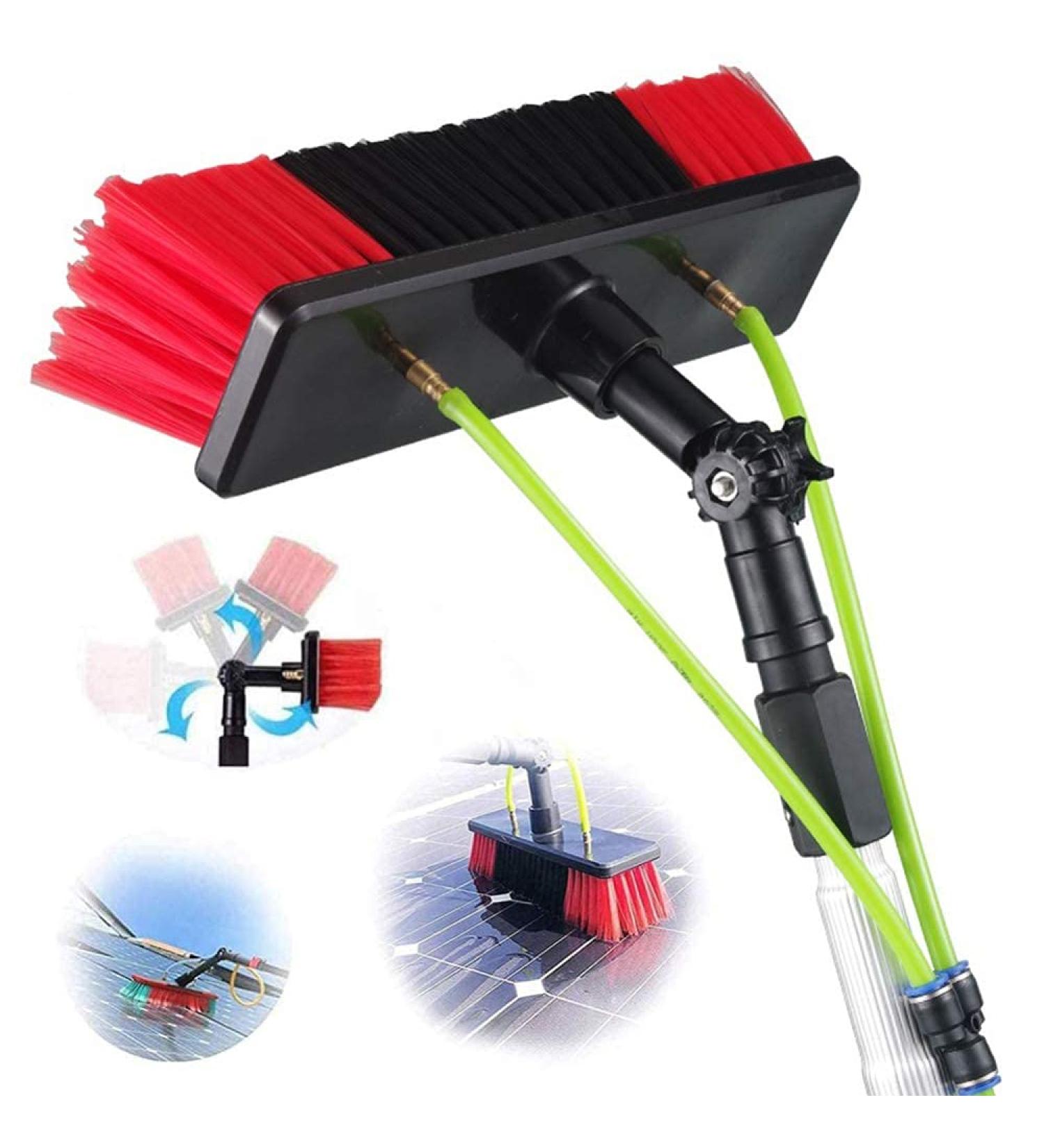 Photovoltaic Panel Cleaning Window Clean 3-12M Water Fed Telescopic Brush Extendable Cleaner Conservatory Roof Cleaning Tools 5M Rod 30Cm Brush Head - Buy Online on GoSupps.com