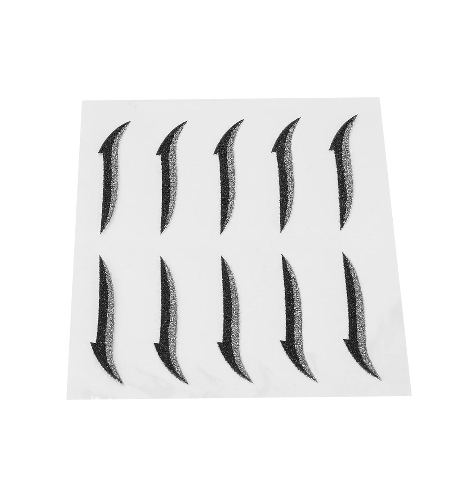 Stickers Colorful Reusable Waterproof Self Adhesive Stickers Suitable for Weddings and Dances (Silver) - Buy Online on GoSupps.com