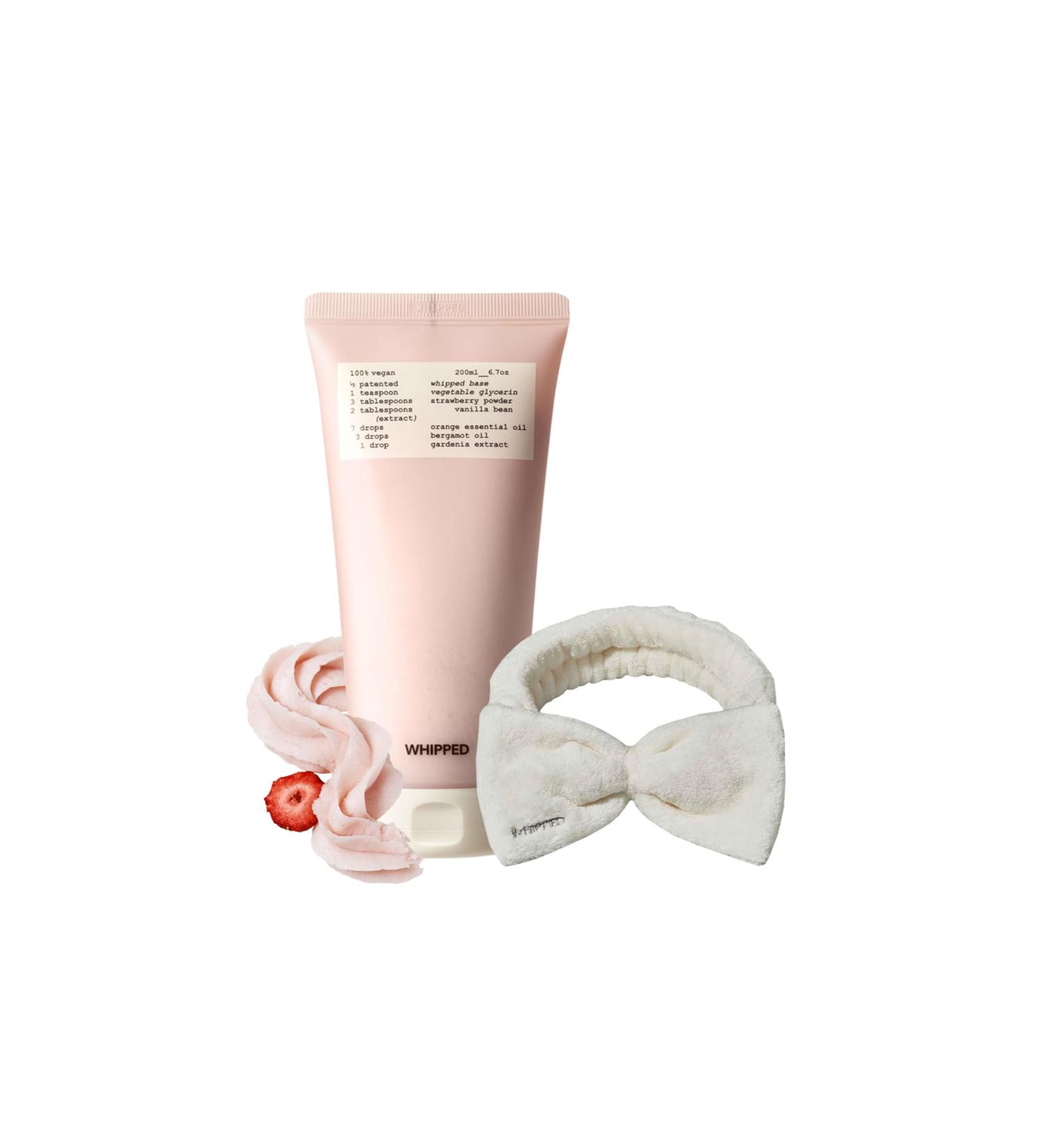  +Headband WHIPPED CREAM VEGAN CLEANSER DDALVA 4.5 oz | Strawberry + Vanilla bean | For Dull Skin Radiant Glow - Buy Online on GoSupps.com