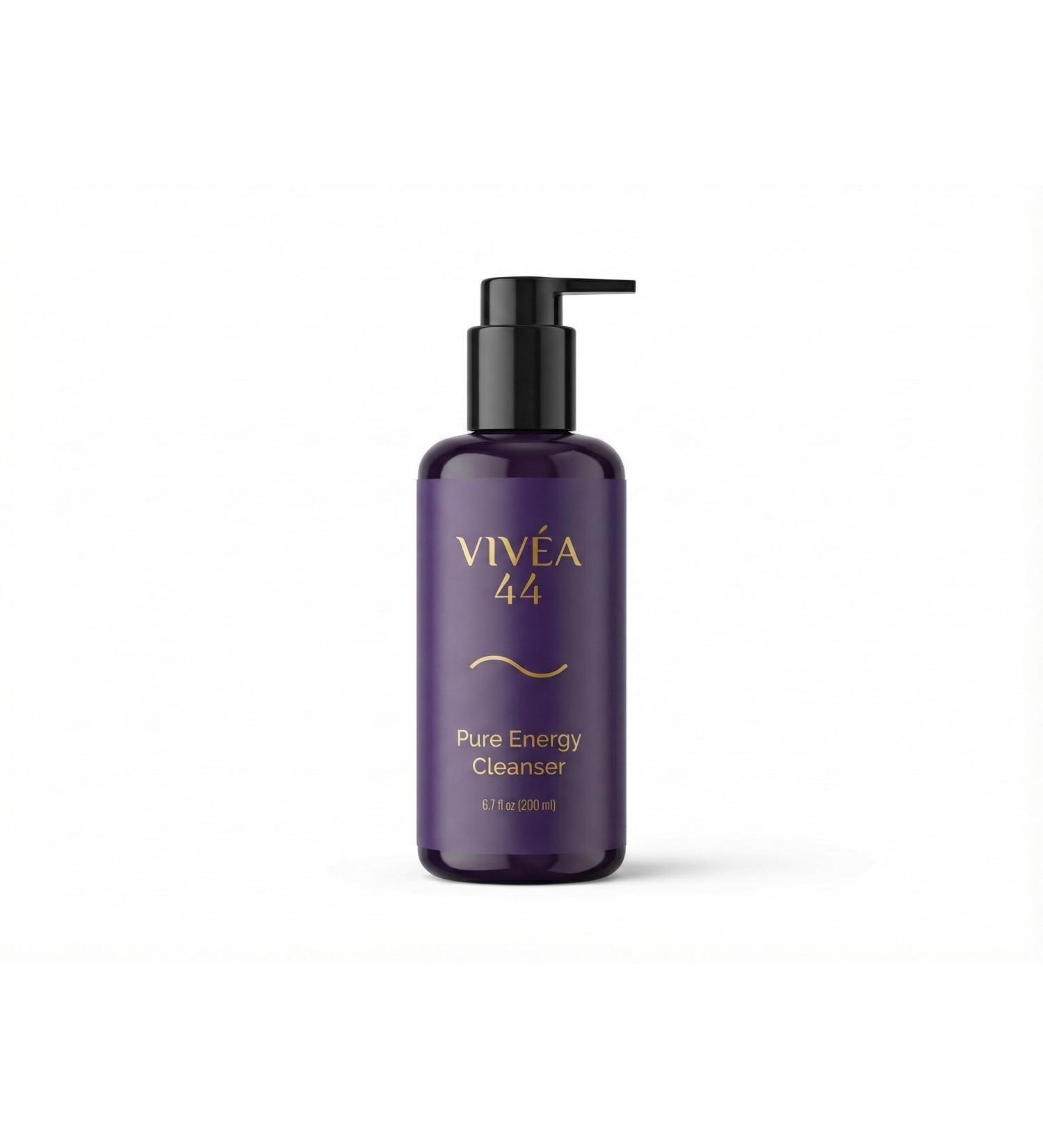 VIV A 44 Pure Energy Cleanser Gentle Face Wash with Ceramides Niacinamide & Green Tea Extract Hydrating Cream Cleanser for Balanced Skin Vegan & Cruelty-Free 6.7 fl oz / 200 ml - Buy Online on GoSupps.com