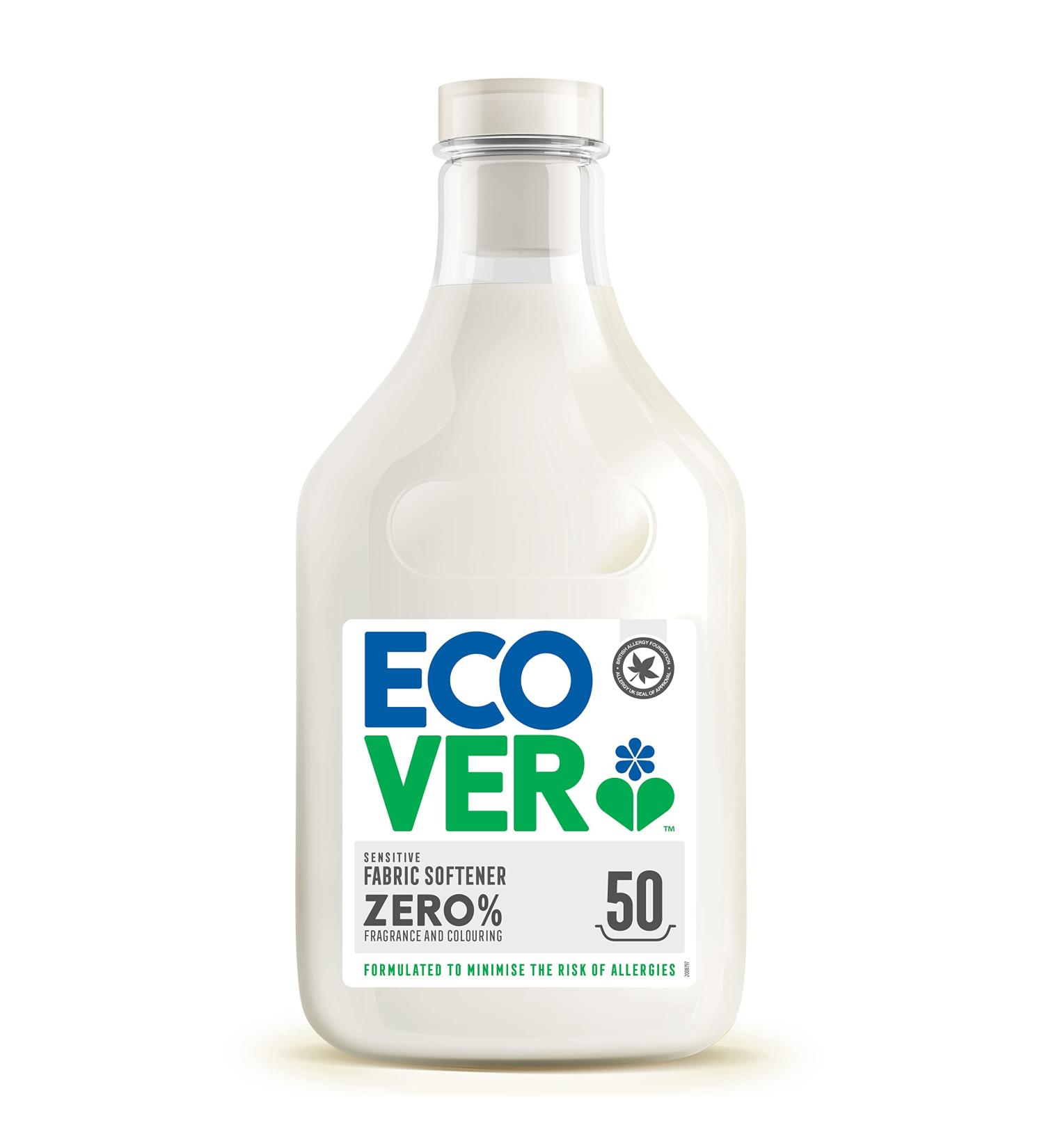 Ecover Zero Sensitive Fabric Softener 1.5L - Gentle & Effective | Eco-Friendly Formula - Buy Online on GoSupps.com