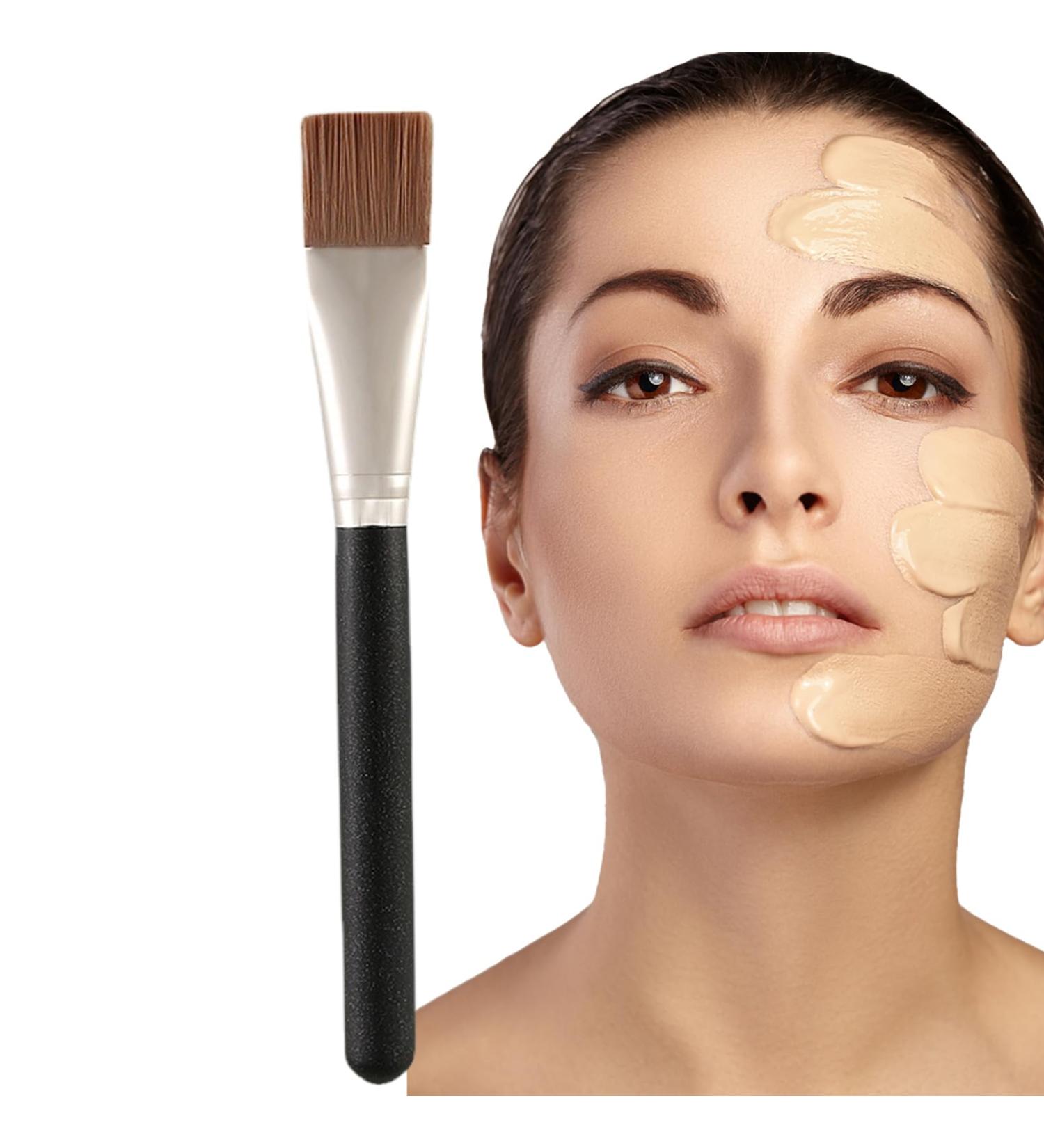Foundation Brushes | Travel-Friendy Cream Makup Brushes Reusable - Women Making up Brush for Pre-Makeup Foundation Masque Cream Concealer Foundation Cream Rowces - Buy Online on GoSupps.com