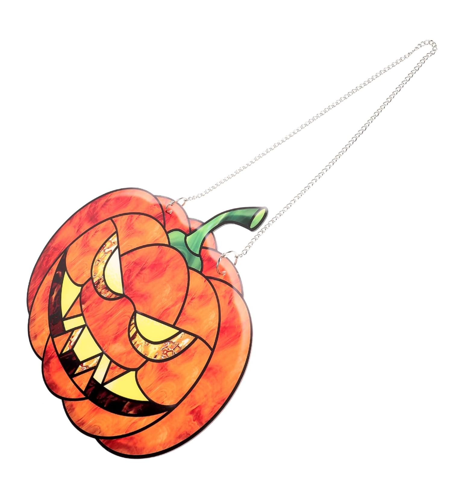 Angoily Halloween Pumpkin Pendants halloween decorations signs hummingbird Halloween pendants Acrylic Halloween hanging - Buy Online on GoSupps.com