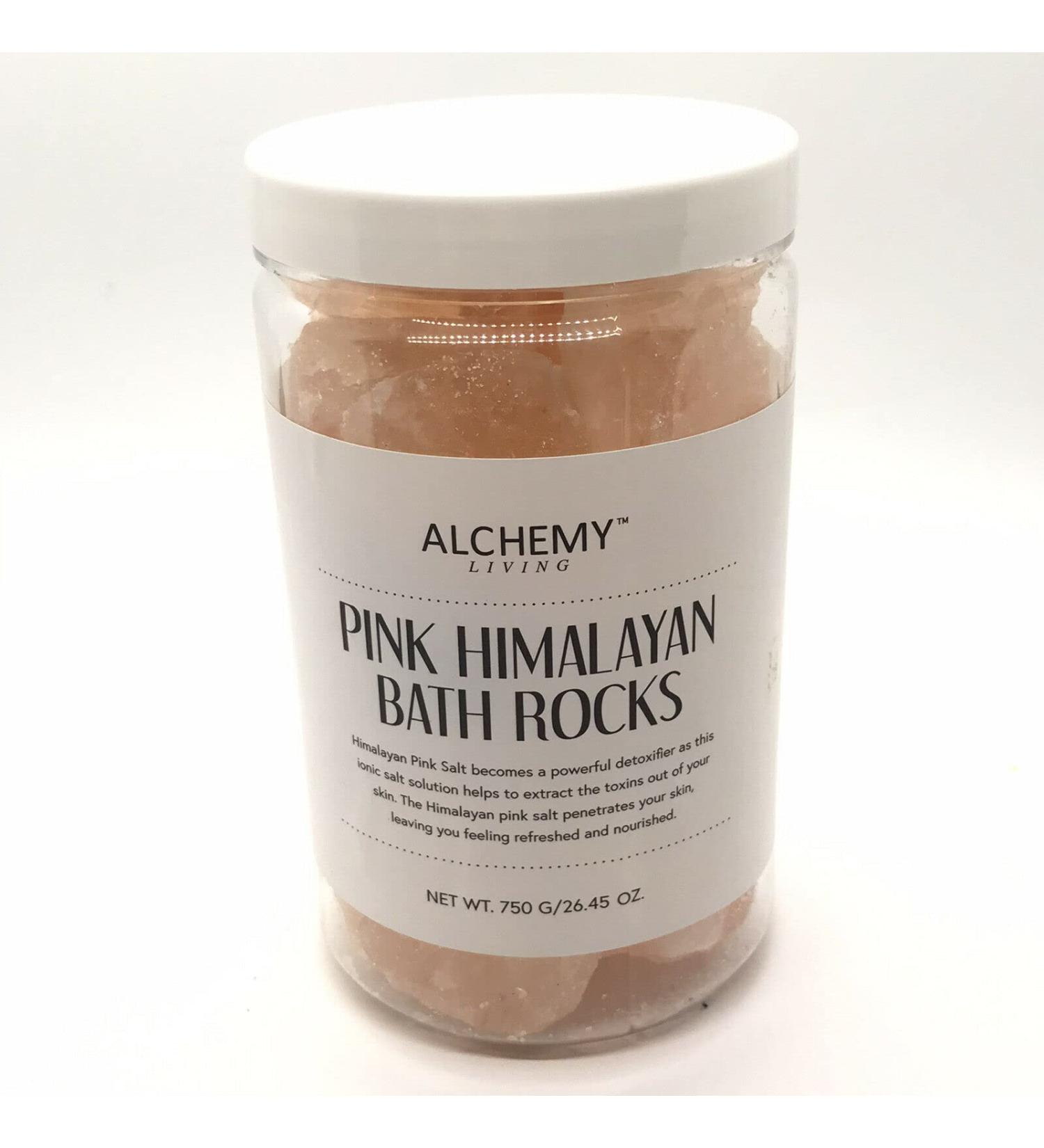 Alchemy Living Pink Himalayan Bath Rocks - 750g/26.45oz - Buy Online on GoSupps.com