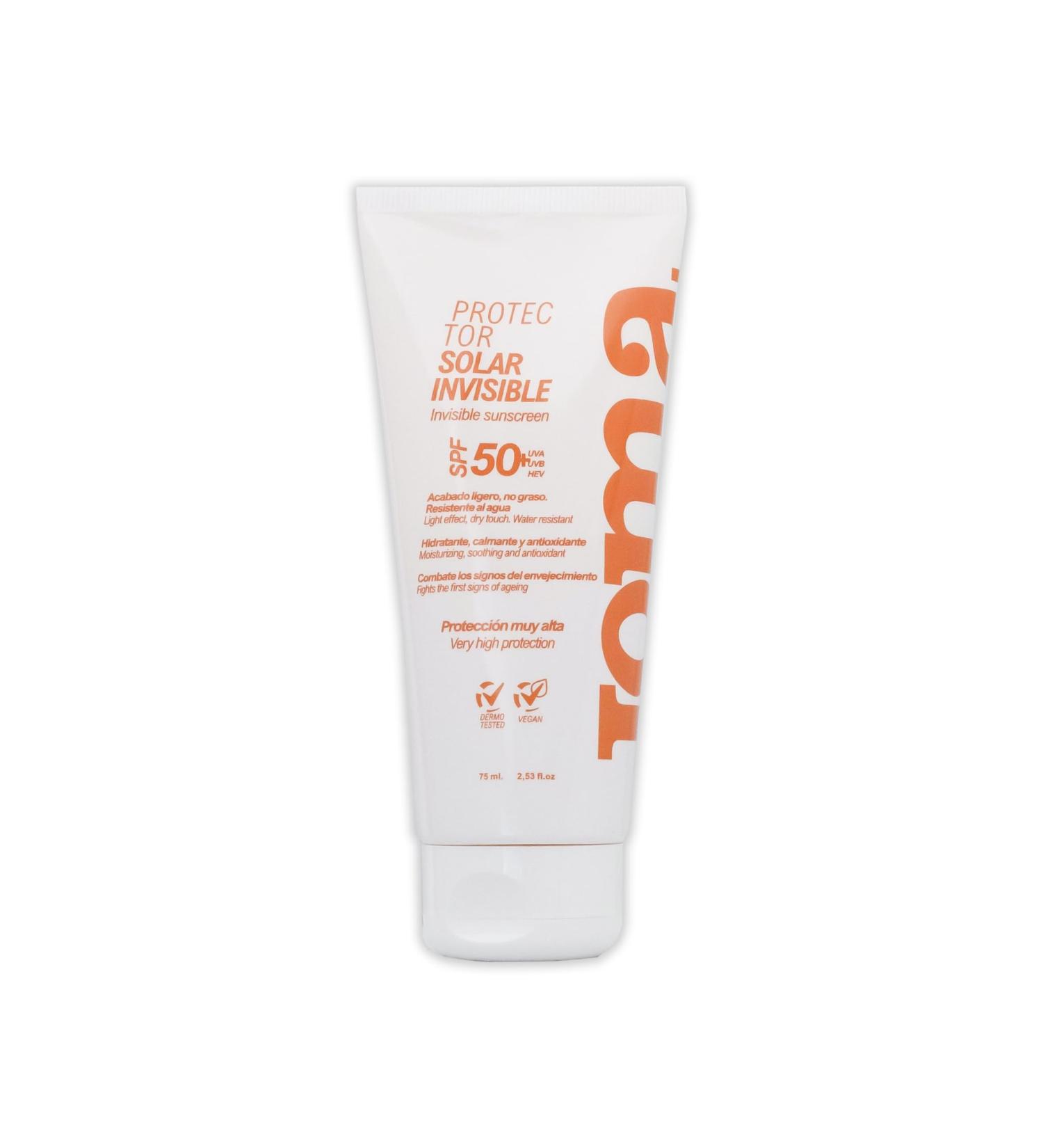 Valquer Invisible Sun Facial Serum SPF 50+ for Athletes. Anti-oxidant and anti-aging protection. Deep hydration and water resistant 75 ml - Buy Online on GoSupps.com