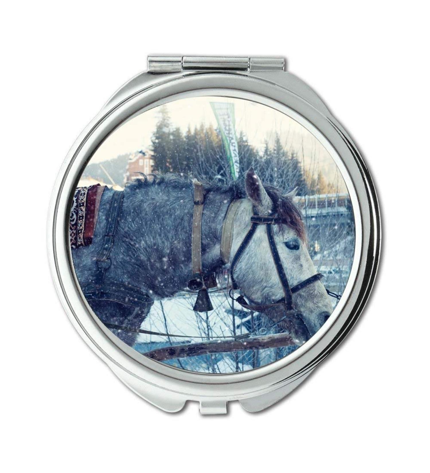 YENDOSTEEN Mirror makeup mirror animal cold frost pocket mirror portable mirror - Buy Online on GoSupps.com