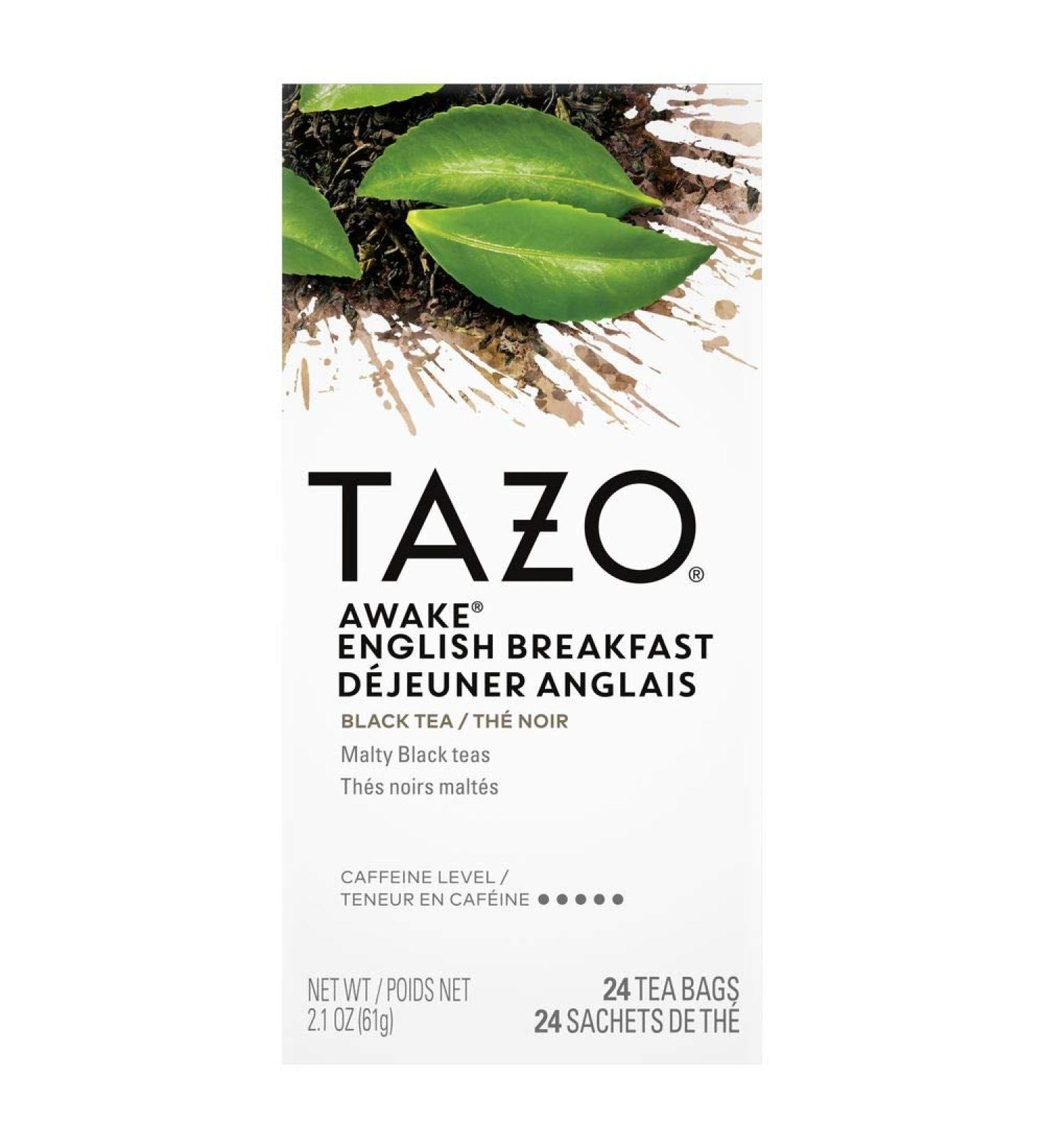 TAZO Awake English Breakfast Tea Bags Non GMO - 24 Count Pack of 6 - Buy Online on GoSupps.com