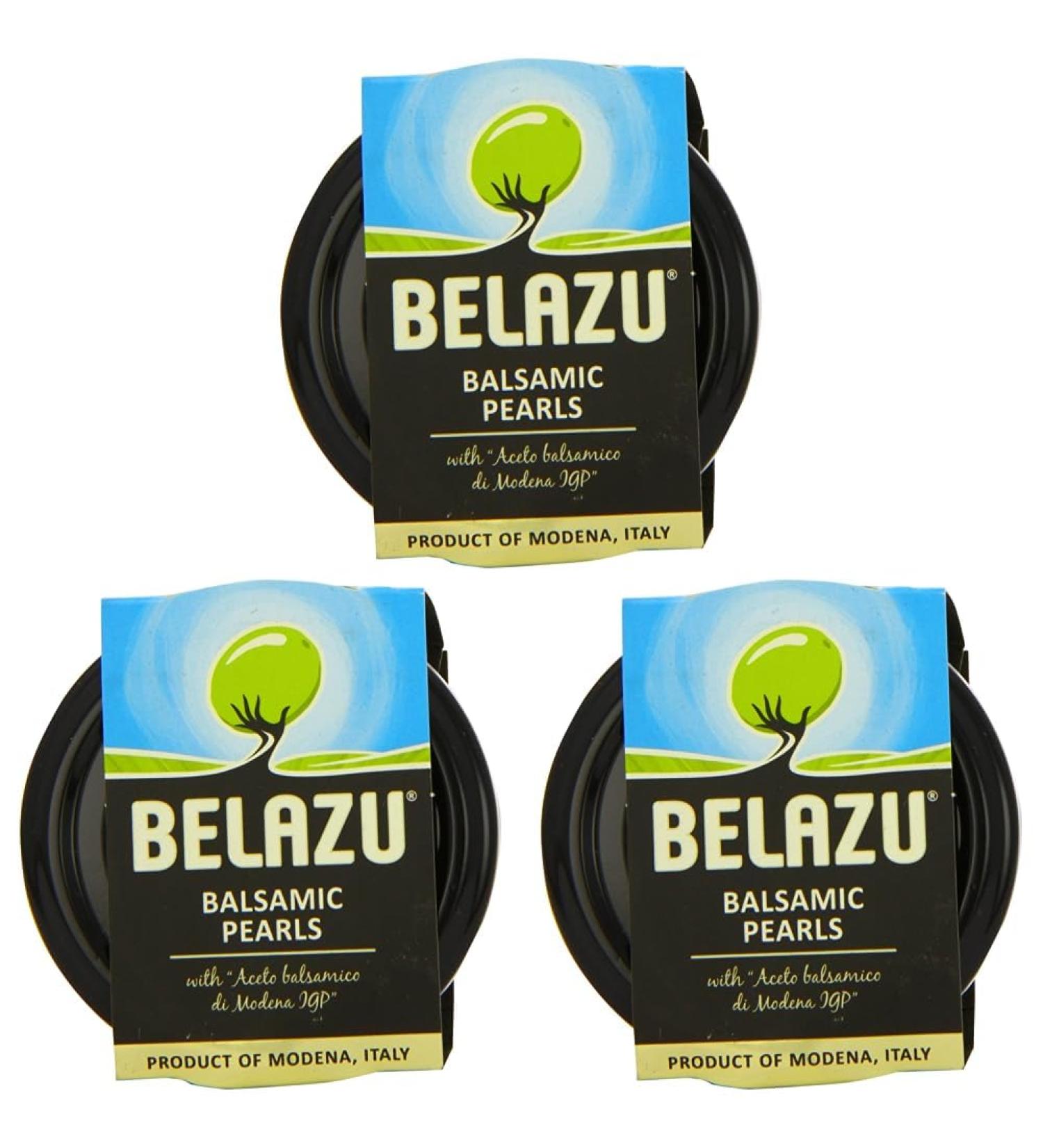 Belazu Balsamic Pearls 55 g (Pack of 3) Balsamic 55 g (Pack of 3)