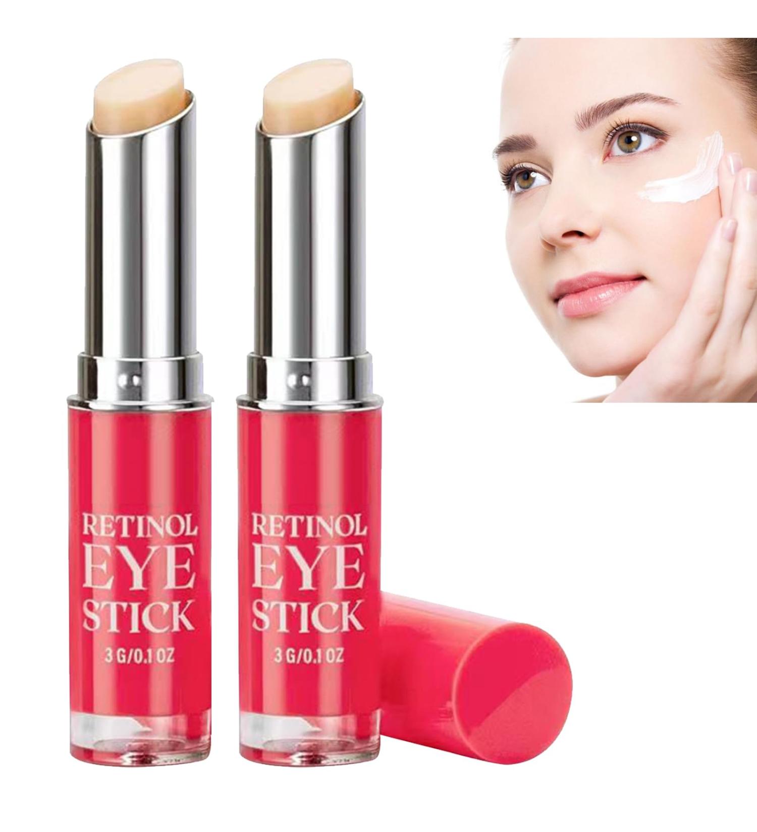 Under Eye Cream Eye Balm Stick for Women Eye Balm Stick Retinol Eye Stick Eye Cream for Puffiness Moisturising Balm Skincare Retinol Eye Stick for Dark Circles Retinol Eye Anti Wrinkles Cream 2PC - Buy Online on GoSupps.com