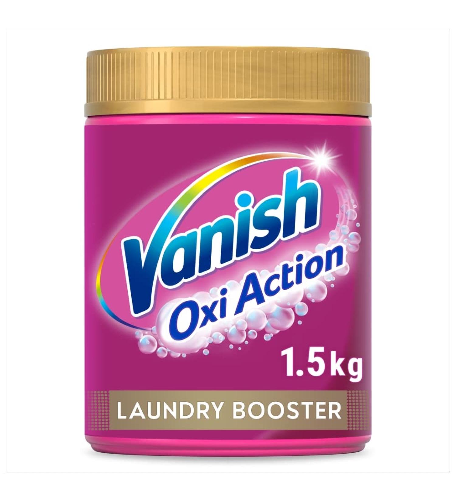 Vanish Gold Oxi Action Colour Safe Powder Fabric Stain Remover 1.5kg - Buy Online on GoSupps.com