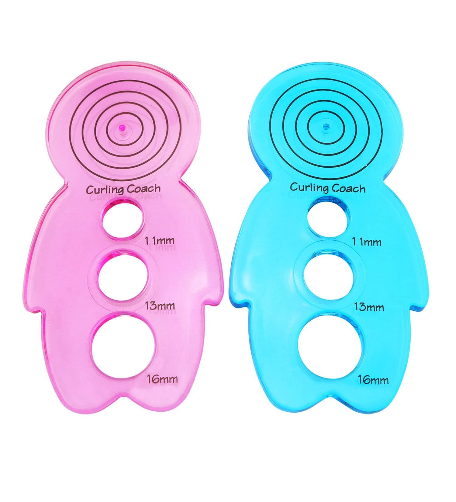 ZYAMY 2pcs Quilting Curling Coach Paper Quilting Tools - Origami Rolling DIY Grooving Tools in Blue and Red - Buy Online on GoSupps.com