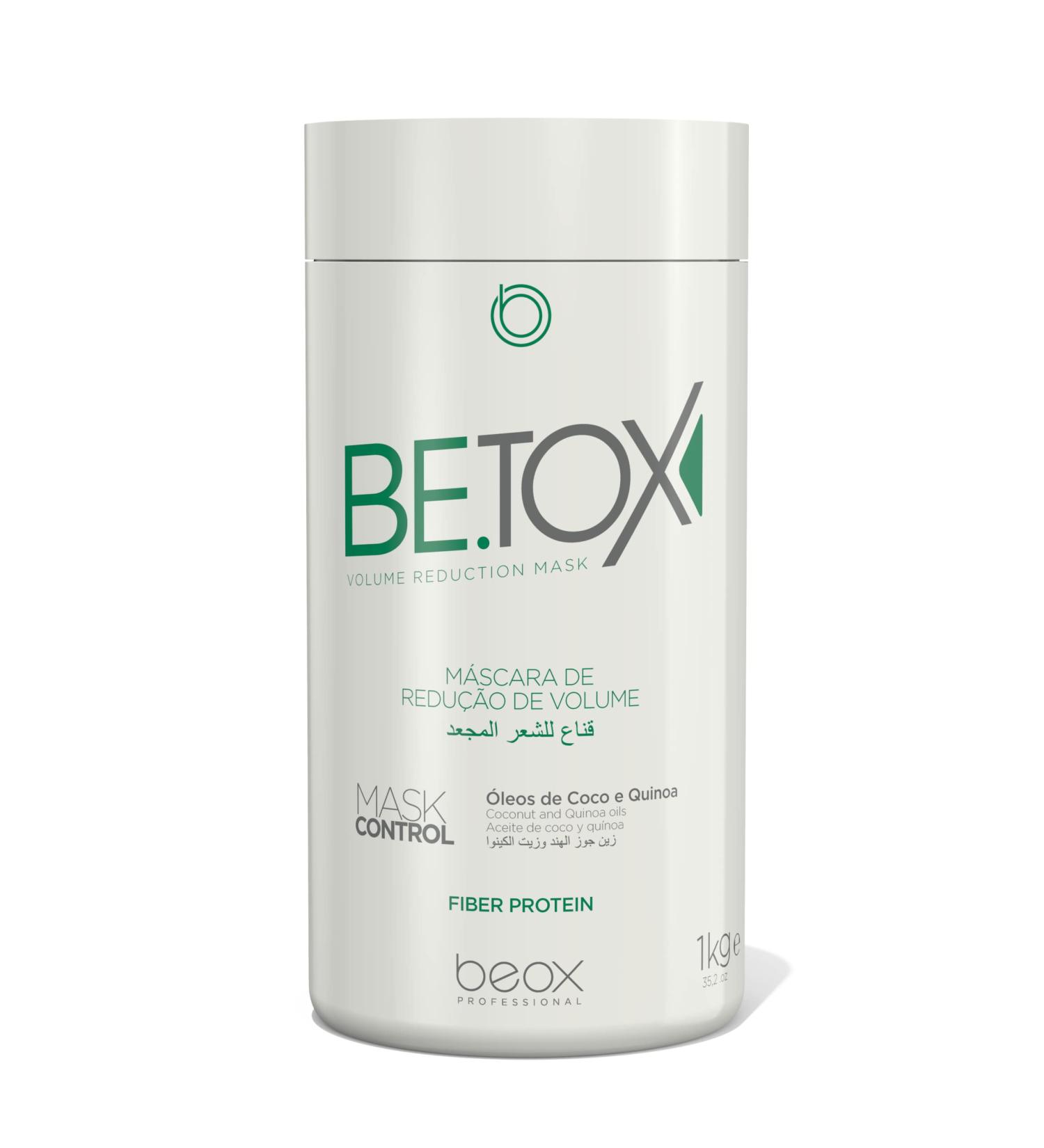 BE.TOX Brazilian Hair Repair Mask - Repairs Hair Elasticity & Flexibility, Softens, Moisturizes, Adds Shine (For All Hair Types & Colors 1Kg)