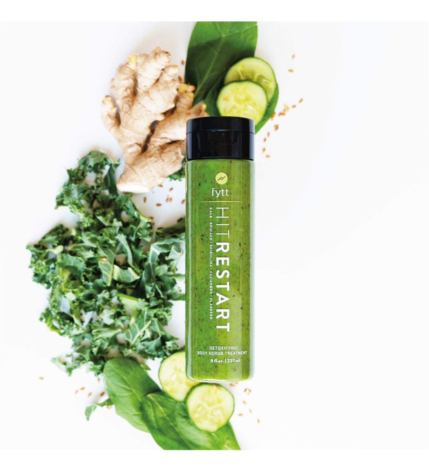 Plant-Based Kale Exfoliating Scrub Mask | Keratosis Pilaris Strawberry Legs Cellulite & Stretch Marks Treatment - Buy Online on GoSupps.com