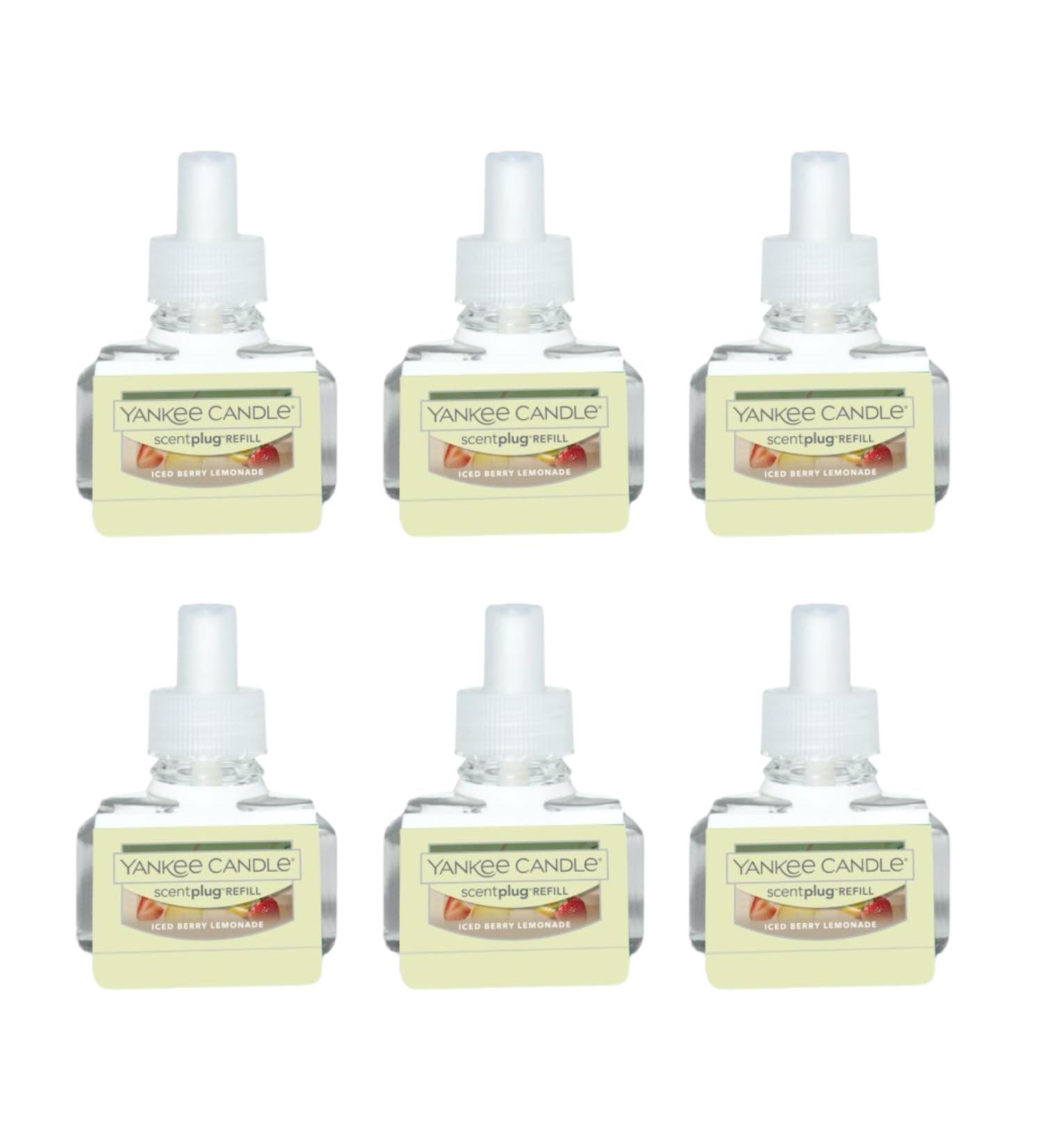 Yankee Candle Iced Berry Lemonade Electric Home Fragrance Scent Plug Refill (Pack of 6)