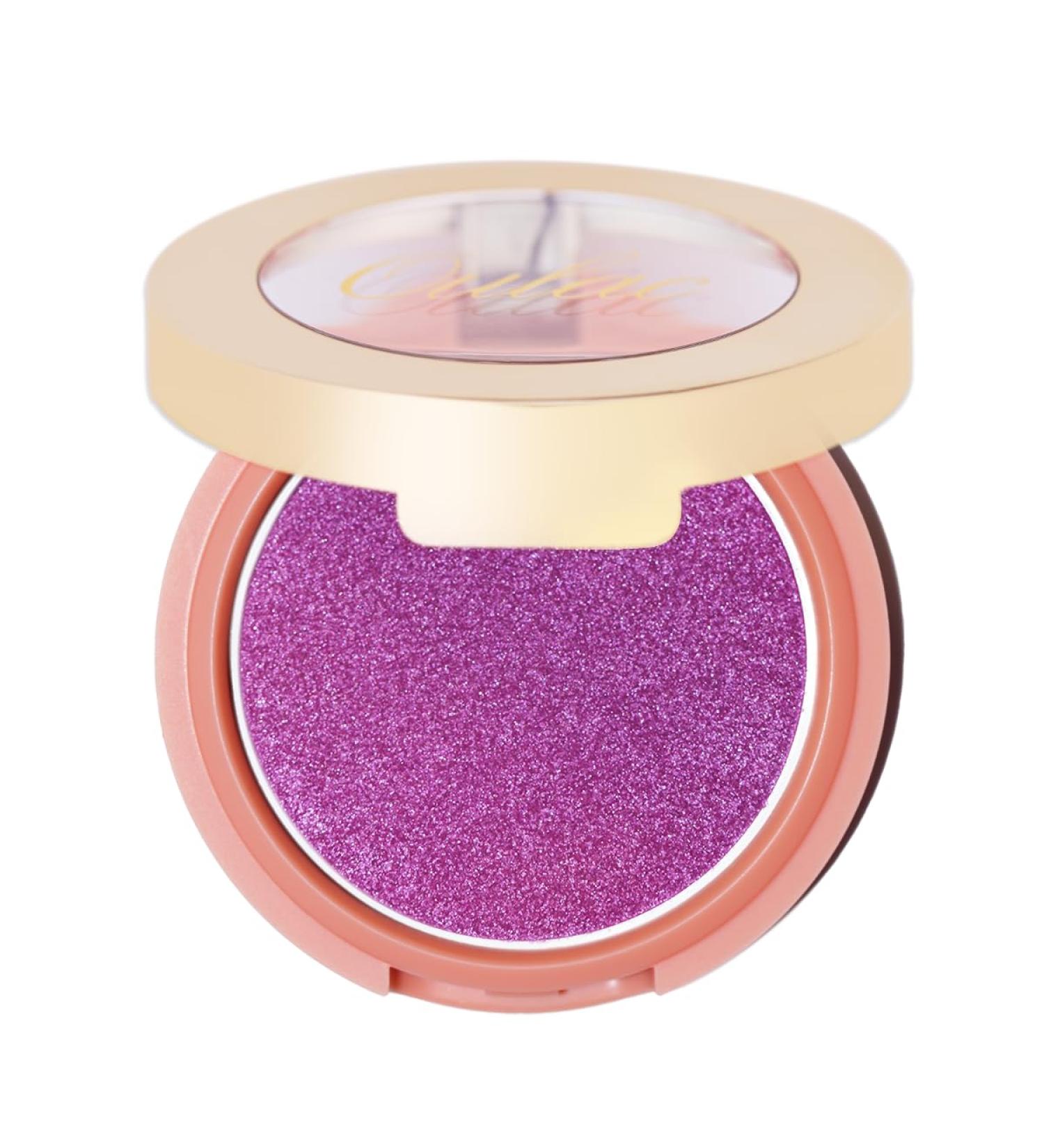 Oulac Rouge Powder Blush - Vegan Highly Pigmented Durable Gentle Shimmer | 1 Pack F13 Carnival (Purple Cactus Flower) - International Shipping Available - Buy Online on GoSupps.com