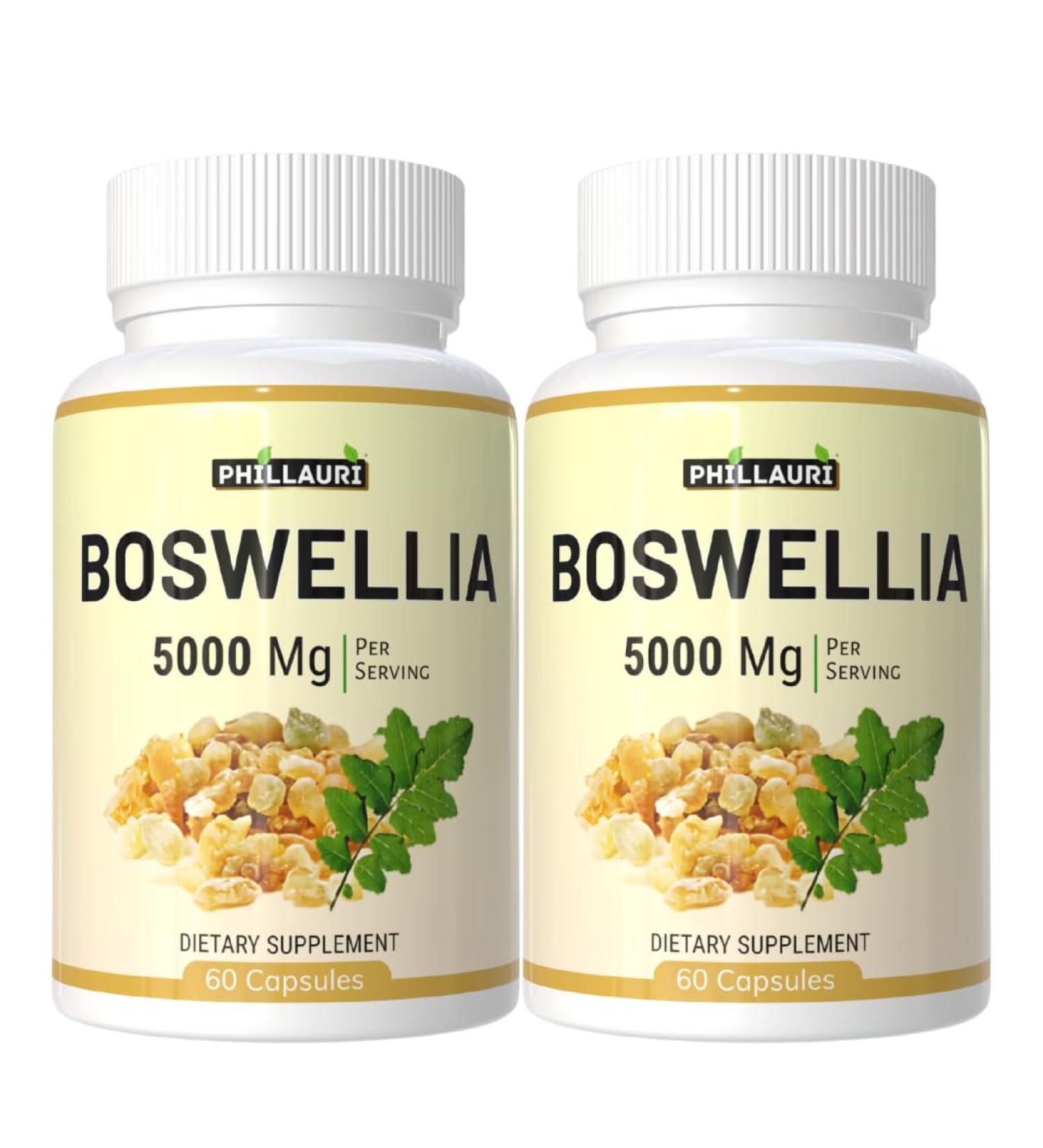 Phillauri Boswellia | Boswellia Extract Capsules | Capsules for Men & Women | 120 Capsules - Buy Online on GoSupps.com